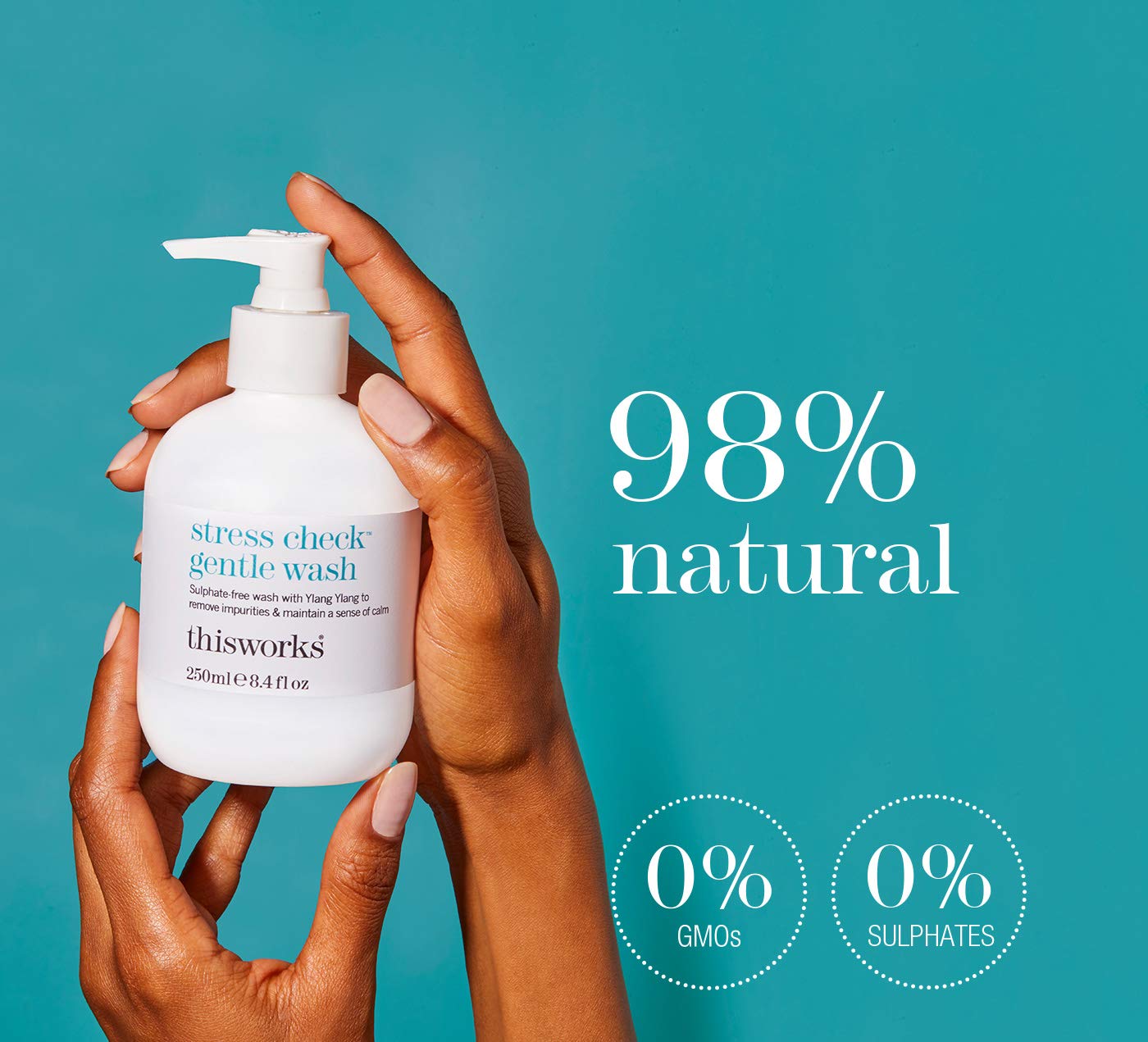 thisworks Stress Check Gentle Wash, Hydrating + Calming Hand and Body Wash 250ml