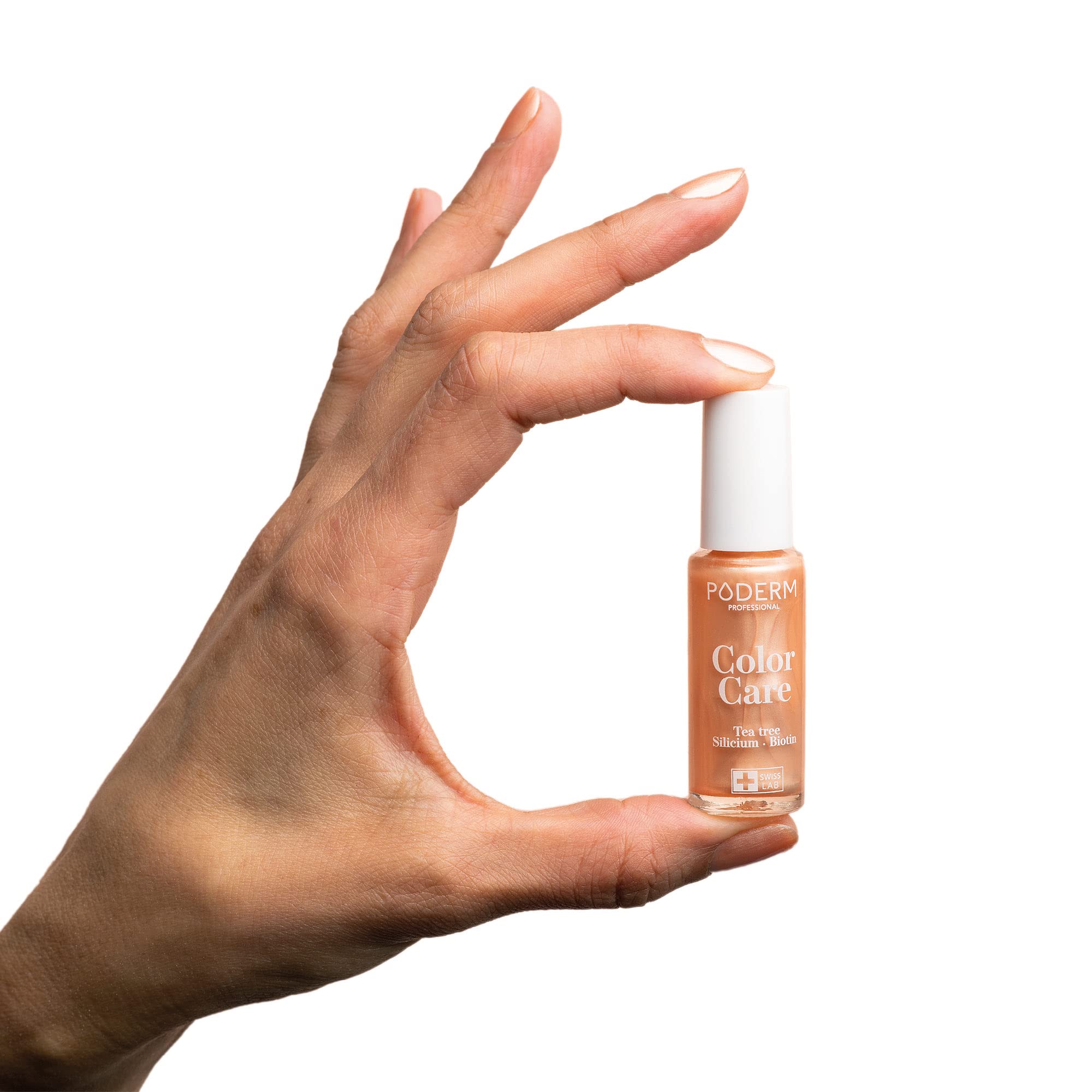 PODERM Swiss-Made Antifungal Nail Polish β Bright Gold | Breathable Treatment with Tea Tree, Silicon & Biotin | Strengthens, Repairs & Conceals Yellow, Brittle & Damaged Nails | Podiatrist-Developed