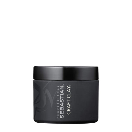 Sebastian Professional Craft Clay Hair Texturiser, Matte Finish and Natural, Flexible Hold, For Medium and Short Hair, Hair Styling Product, Professional Hair Care, 50g