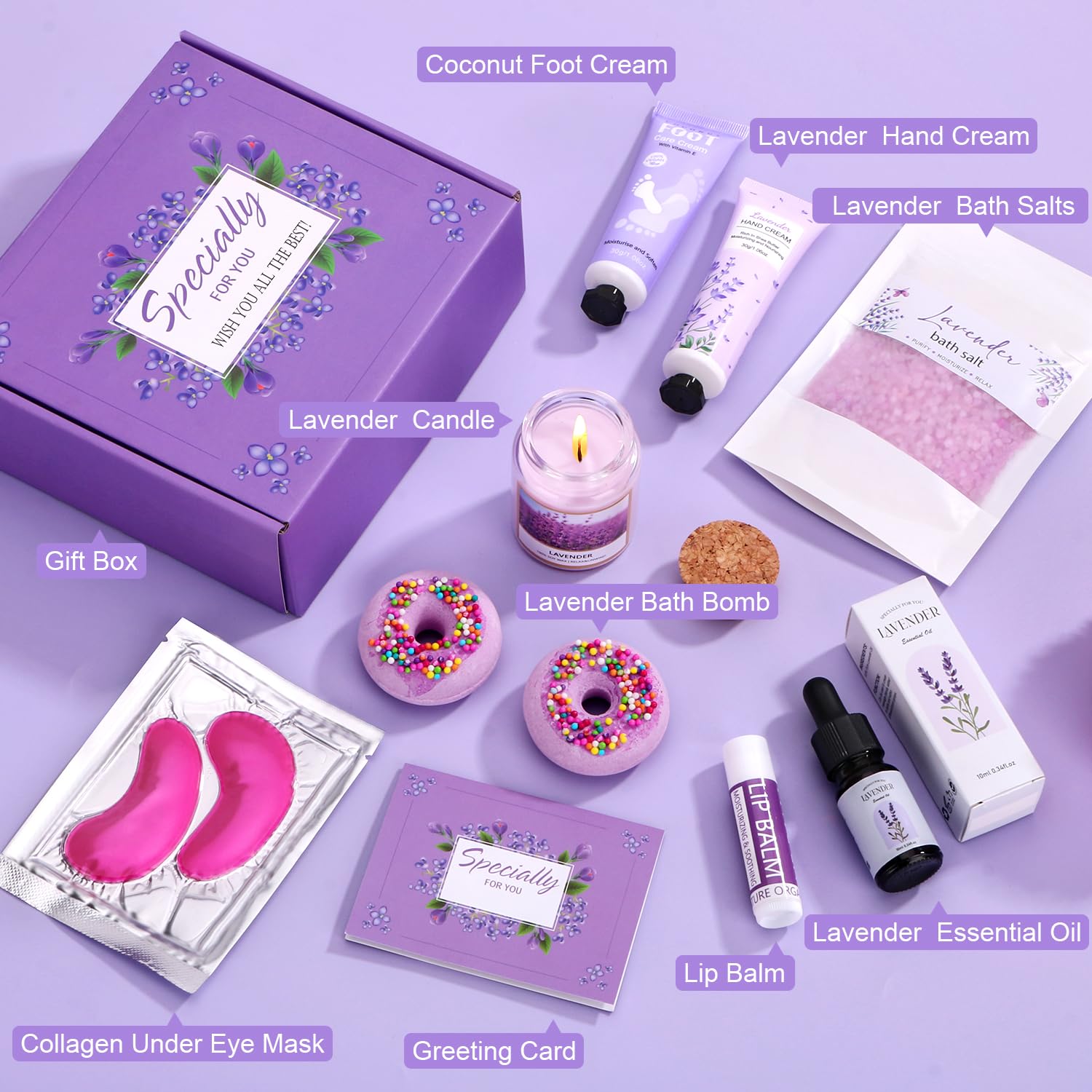 Birthday Gifts For Women,Pamper Gifts For Her, Happy Birthday Hampers For Best Friend Mum Wife Sister, Relaxation Ladies Gifts Care Package For Her Friendship Gifts Anniversary Mothers Day Gifts
