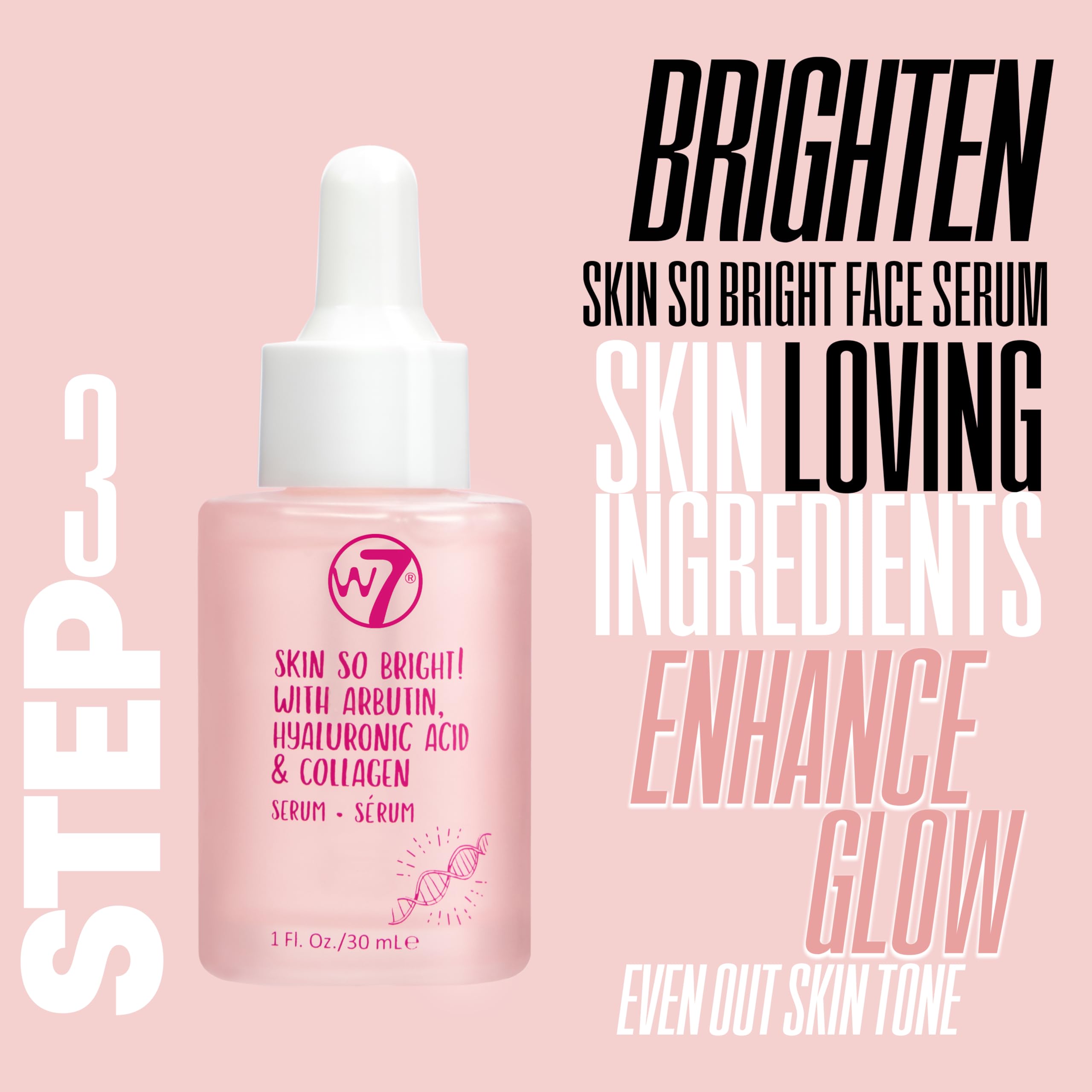W7 Self Care Skincare Set | Face Cleanser, Toner, Serum, Moisturiser & Lip Mask | Complete Daily Face Routine | Full Size, Long Lasting Products to Use at Home