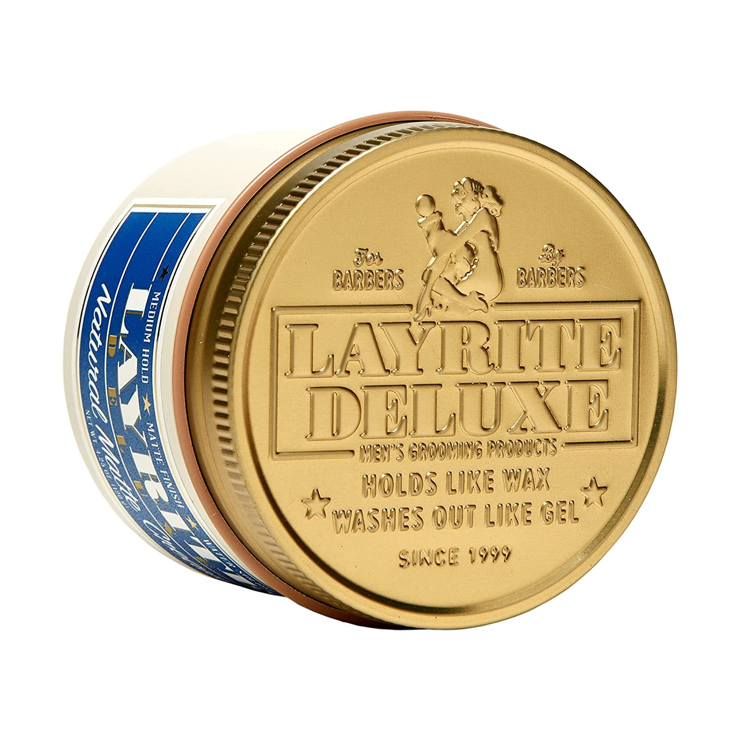 Layrite Natural Matte Cream 120g | Medium Hold | Water Soluble | Matte Finish