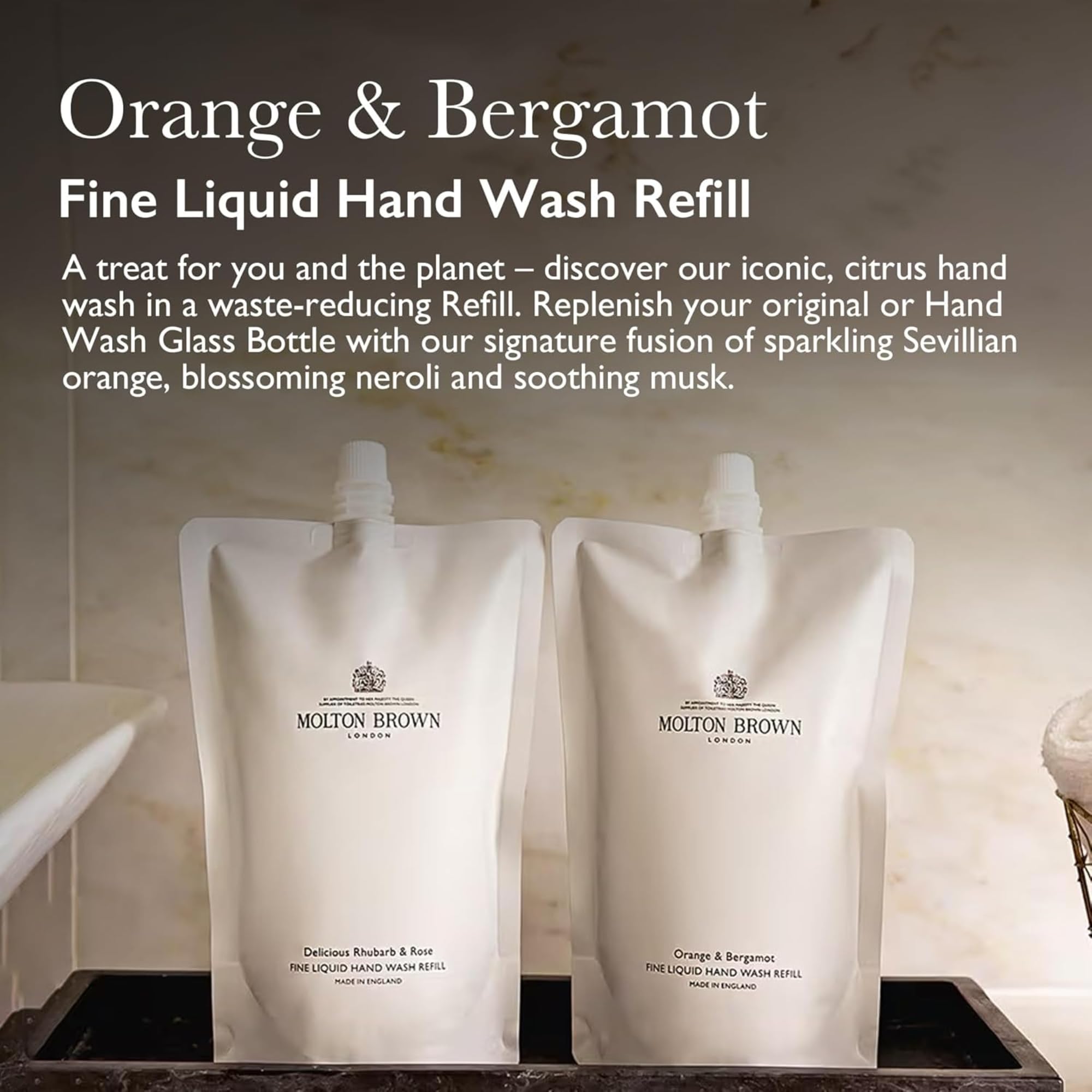 Molton Brown Orange & Bergamot Fine Liquid Hand Wash Refill 400 ml