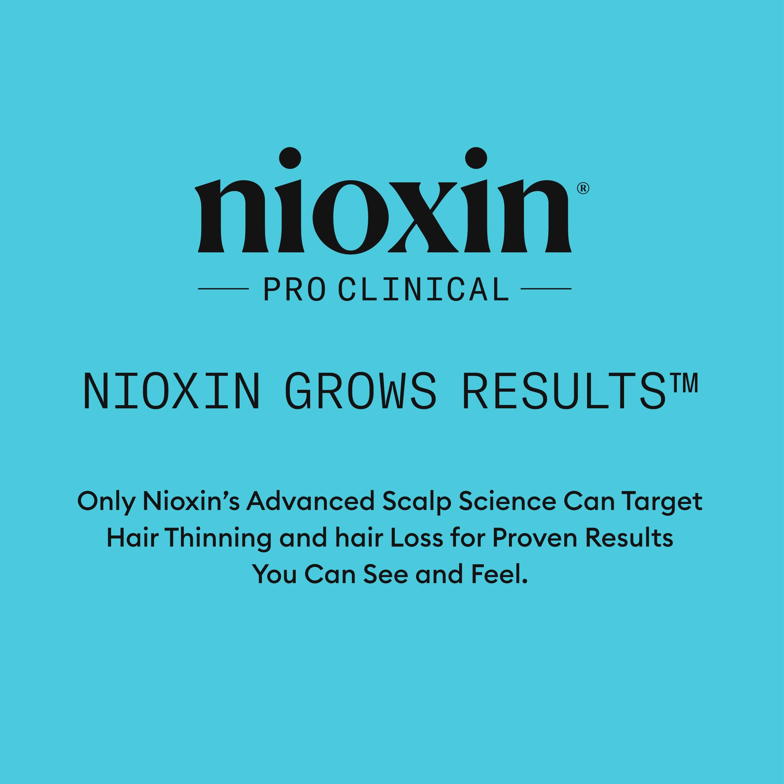 Nioxin System 3 Scalp + Hair Thickening Treatment - Hair Loss Serum for Coloured, Dry and Damaged Hair with Light Thinning - with Niacinamide and Biotin, 100ml