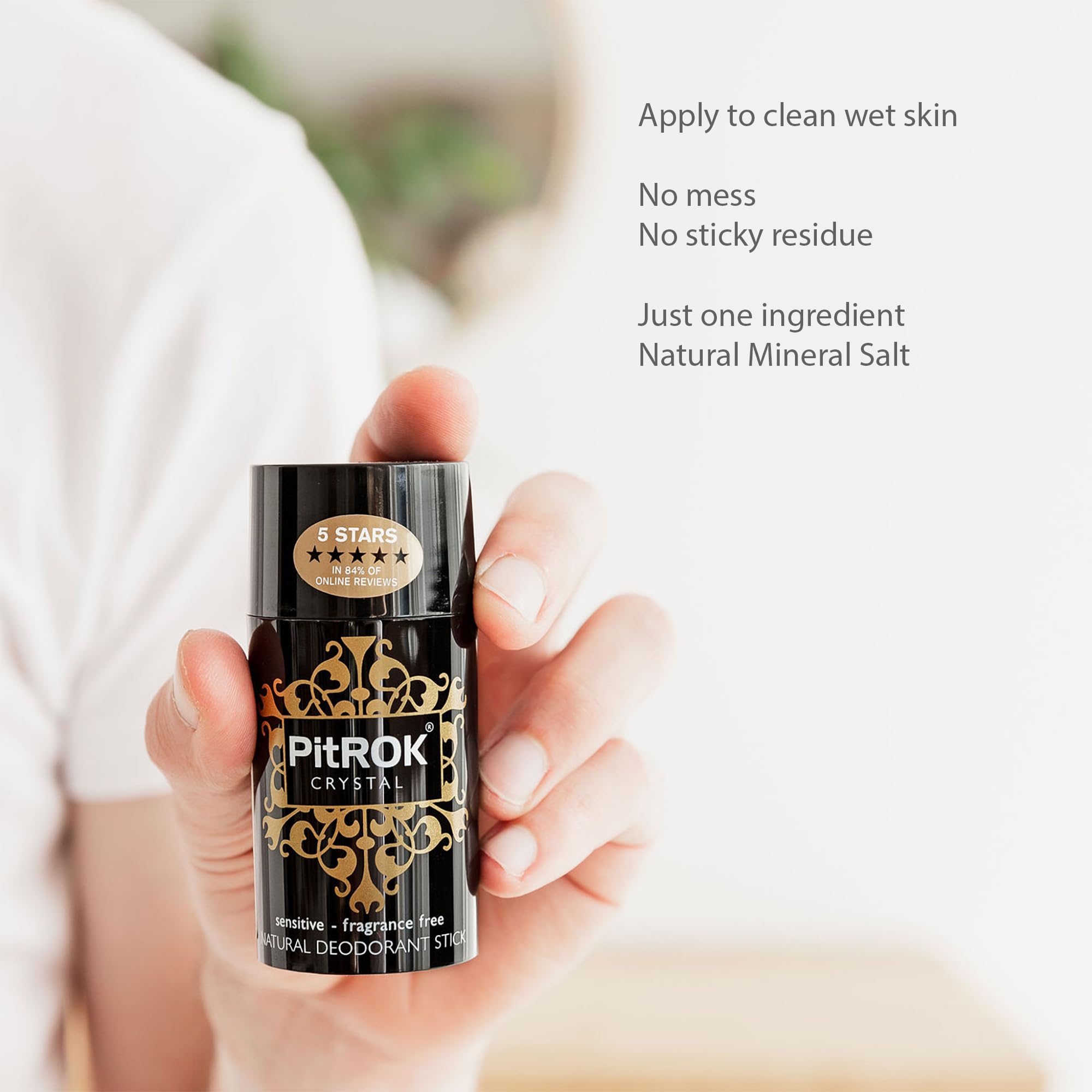 Pitrok Crystal - Natural Deodorant Stick - 100g