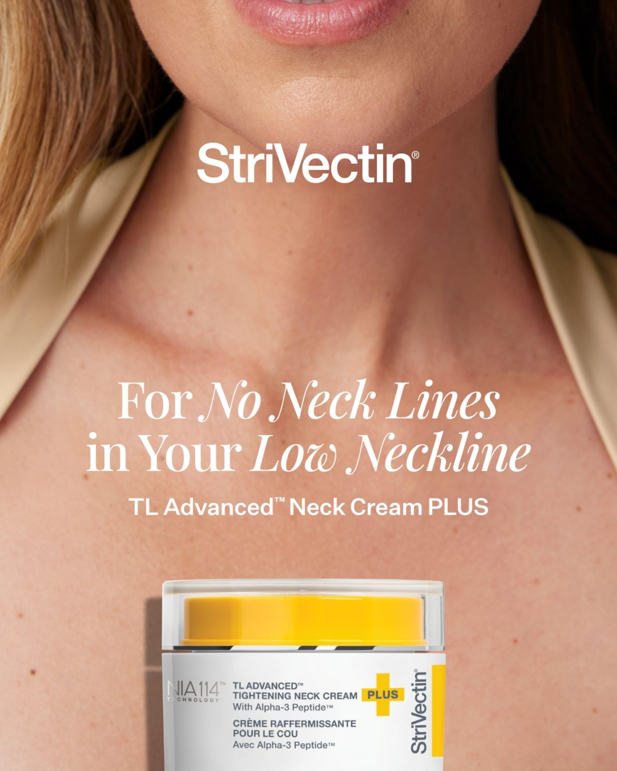 StriVectin TL Advanced™ Tightening Neck Cream PLUS (1.7 Oz, 50ml)| Tightening and Firming Neck & Décolleté Lines, Visibly Reducing Sagging and Crepey Skin for Smooth Healthy Looking Skin