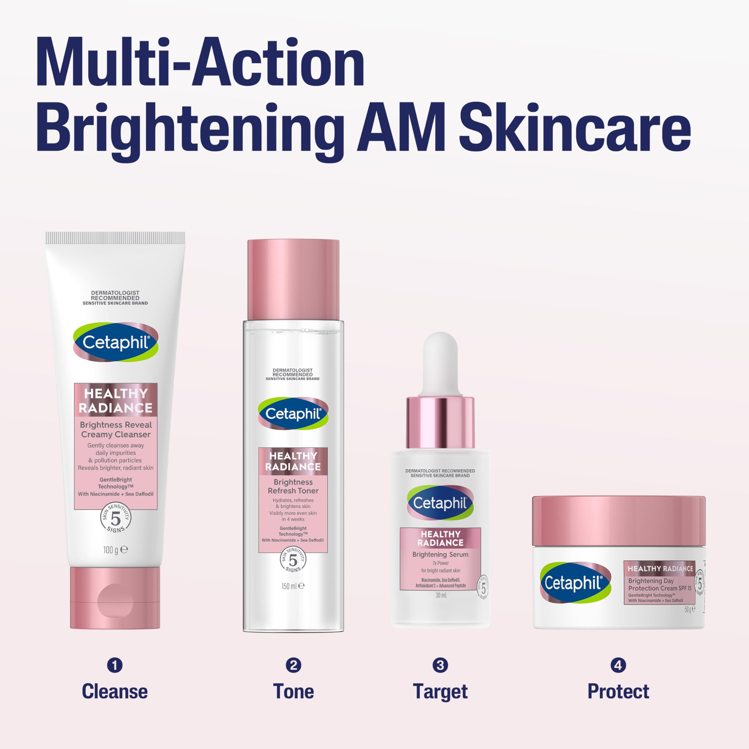 Cetaphil Healthy Radiance Brightening Serum with Niacinamide for Skin Pigmentation, 30ml