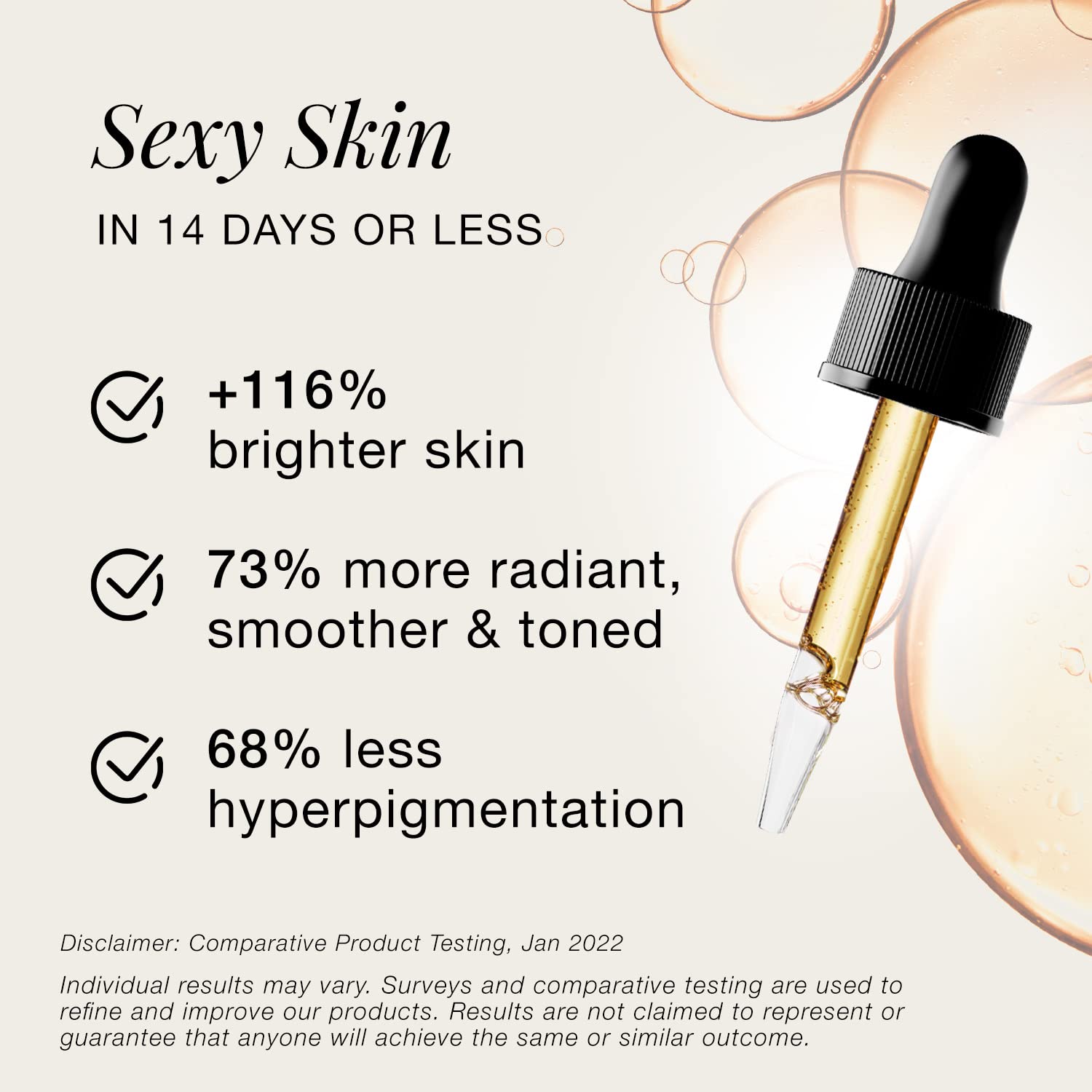 Poppy Austin 60mL Vitamin C Serum for Face with Hyaluronic Acid - Anti-Ageing Triple Purified Vitamin C Face Serum - Vit. C with Hyaluronic Acid Serum for Face - For Dark Spots, Fine Lines, Wrinkles