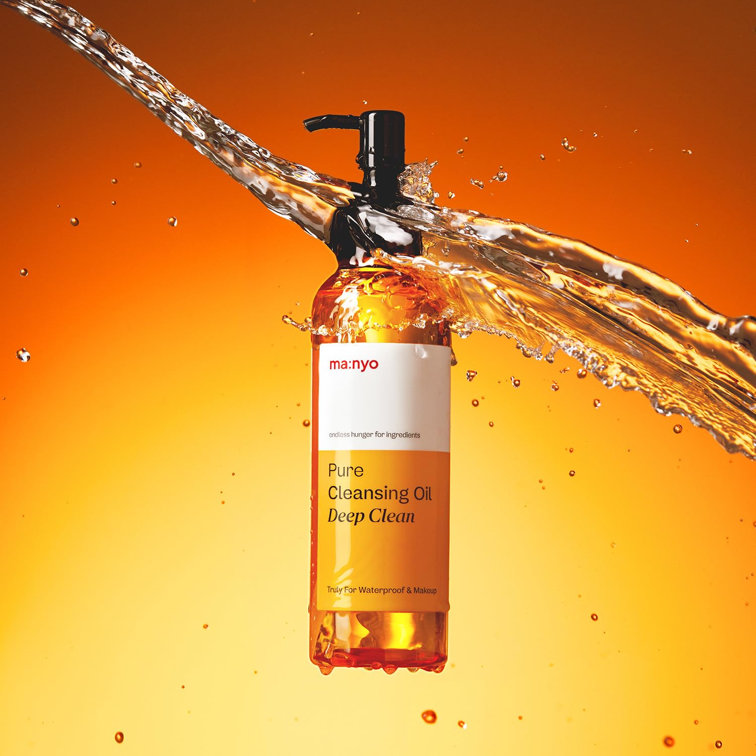 ma:nyo Pure Cleansing Oil Korean Facial Cleanser, Blackhead Melting, Daily Makeup Removal with Argan Oil, Korean Skin care 6.7 fl oz (Deep Clean)