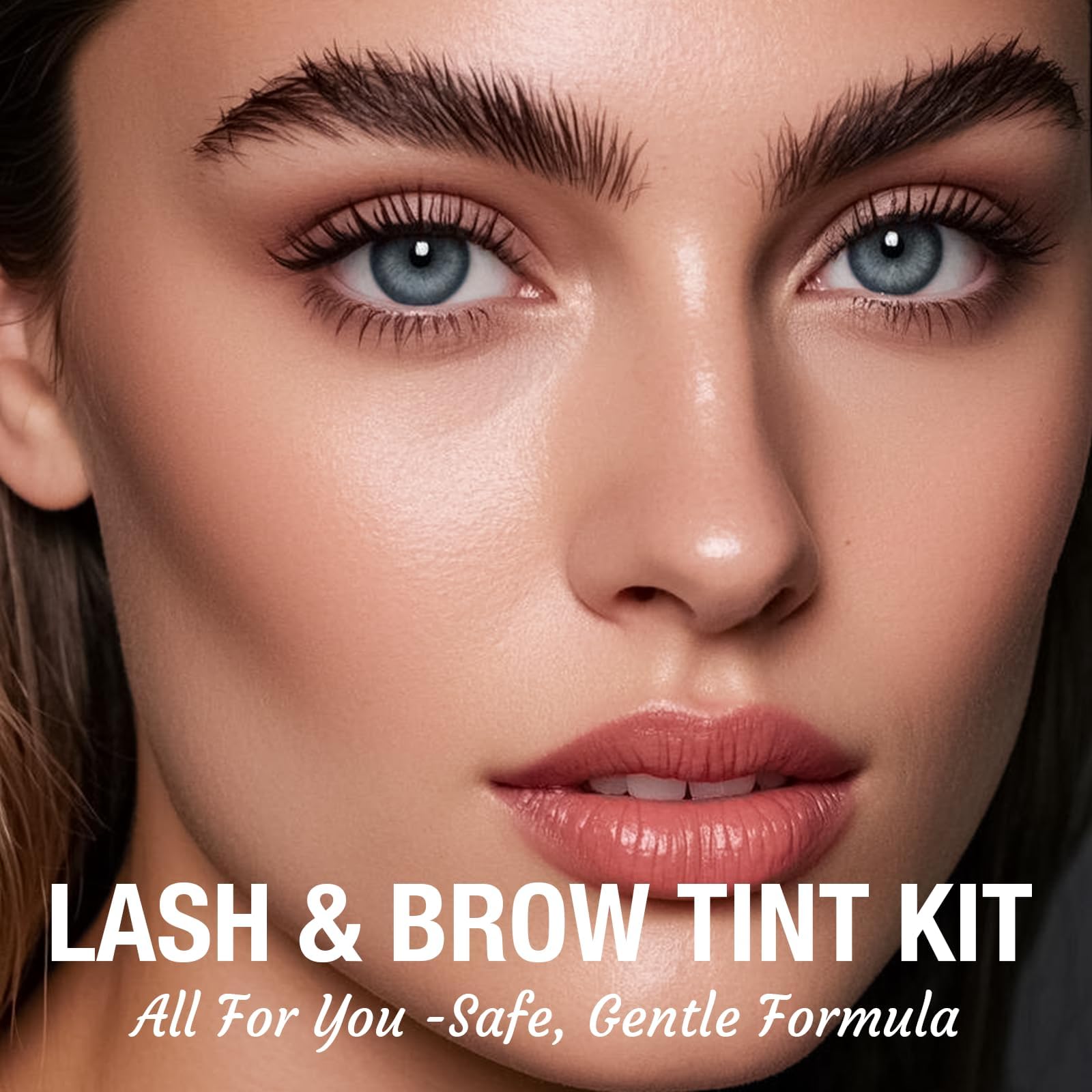 Eyebrow Dye Kit, 2 in 1 Brow and Lash Tint Kit - Fast and Safe Results (Dark Brown), Natural Effects Long Lasting Lasts 4 Weeks Easy to Use for Salon & Home Use