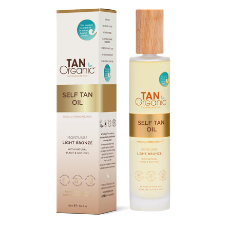 TanOrganic Self Tanning Oil Fake Tan Certified Organic Natural Vegan 100ml