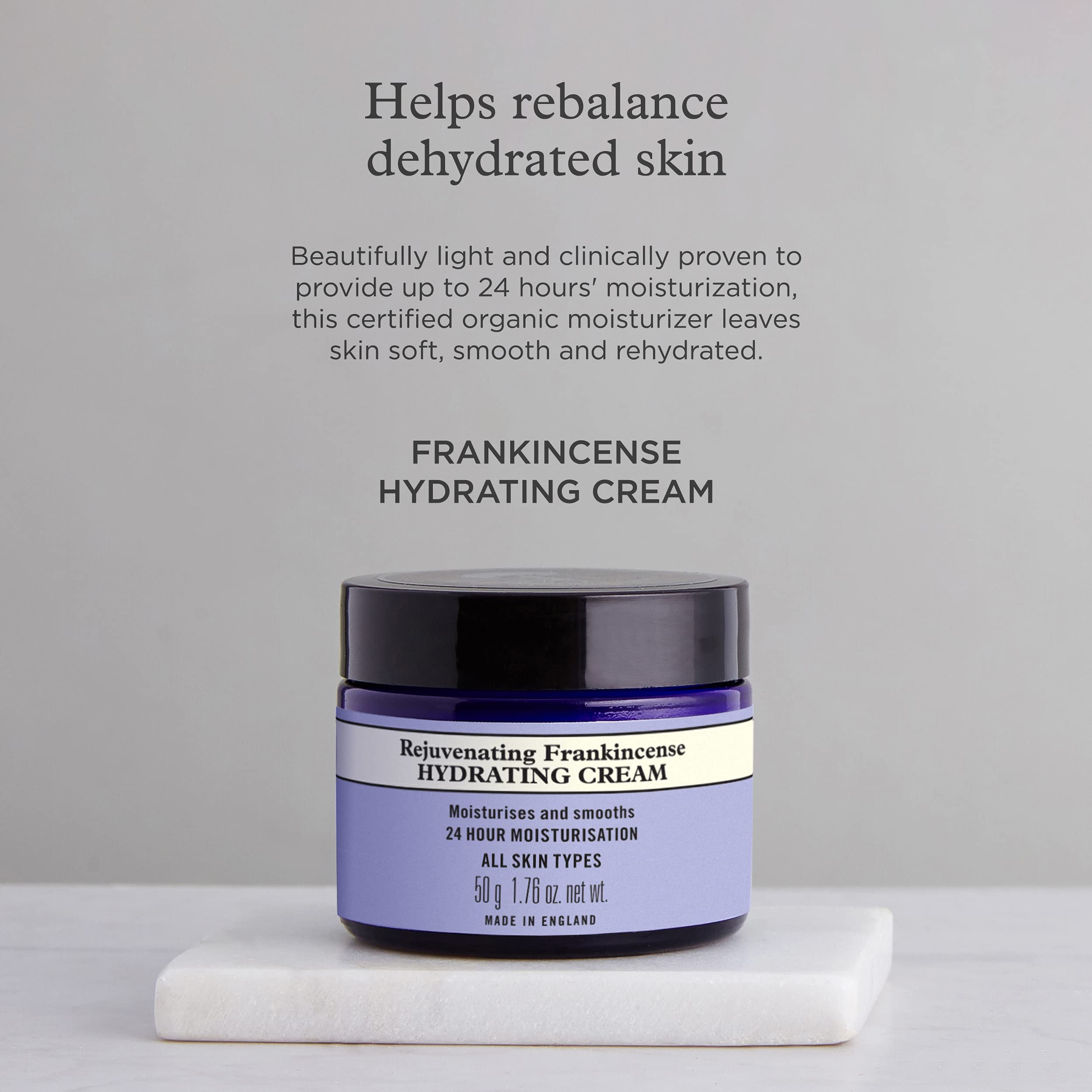 Neal's Yard Remedies Frankincense Hydrating Cream | Up to 24 Hours Moisturisation, Feel Smooth | 50g
