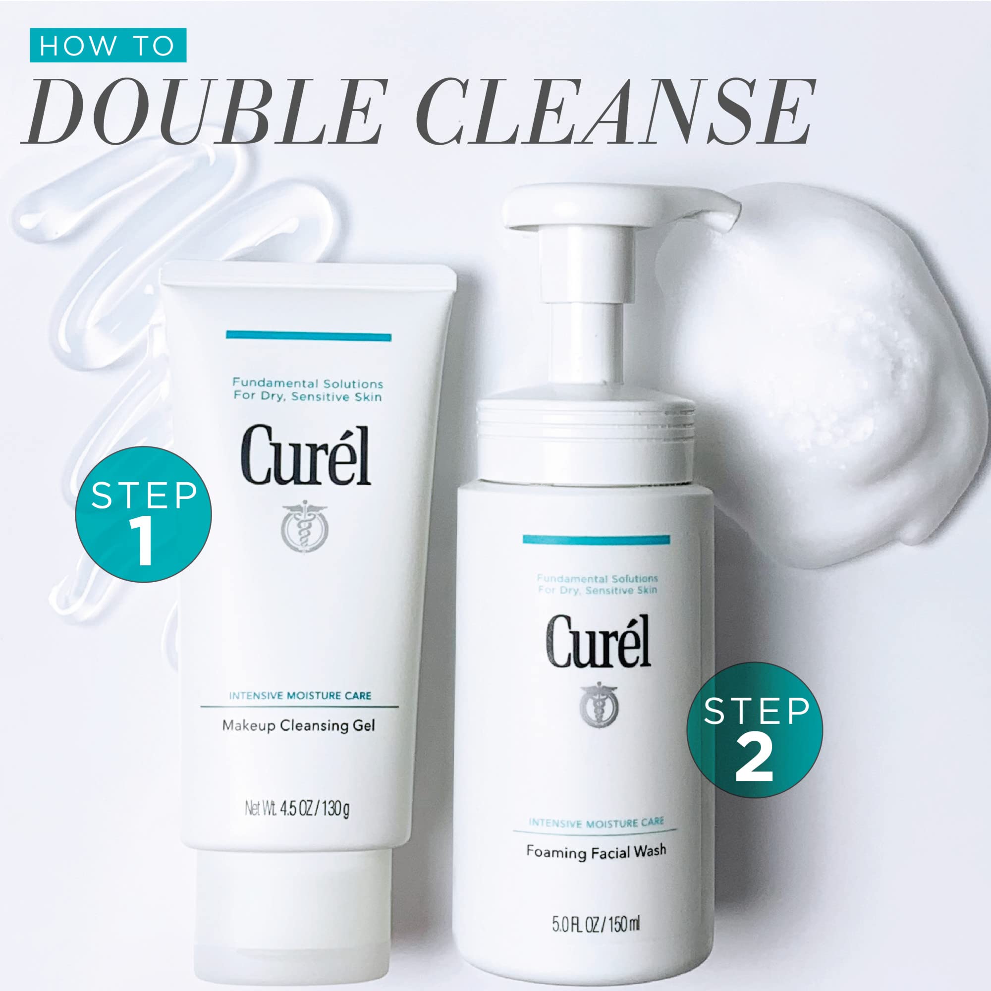 Curél Makeup Cleansing Gel 130g for Dry, Sensitive Skin