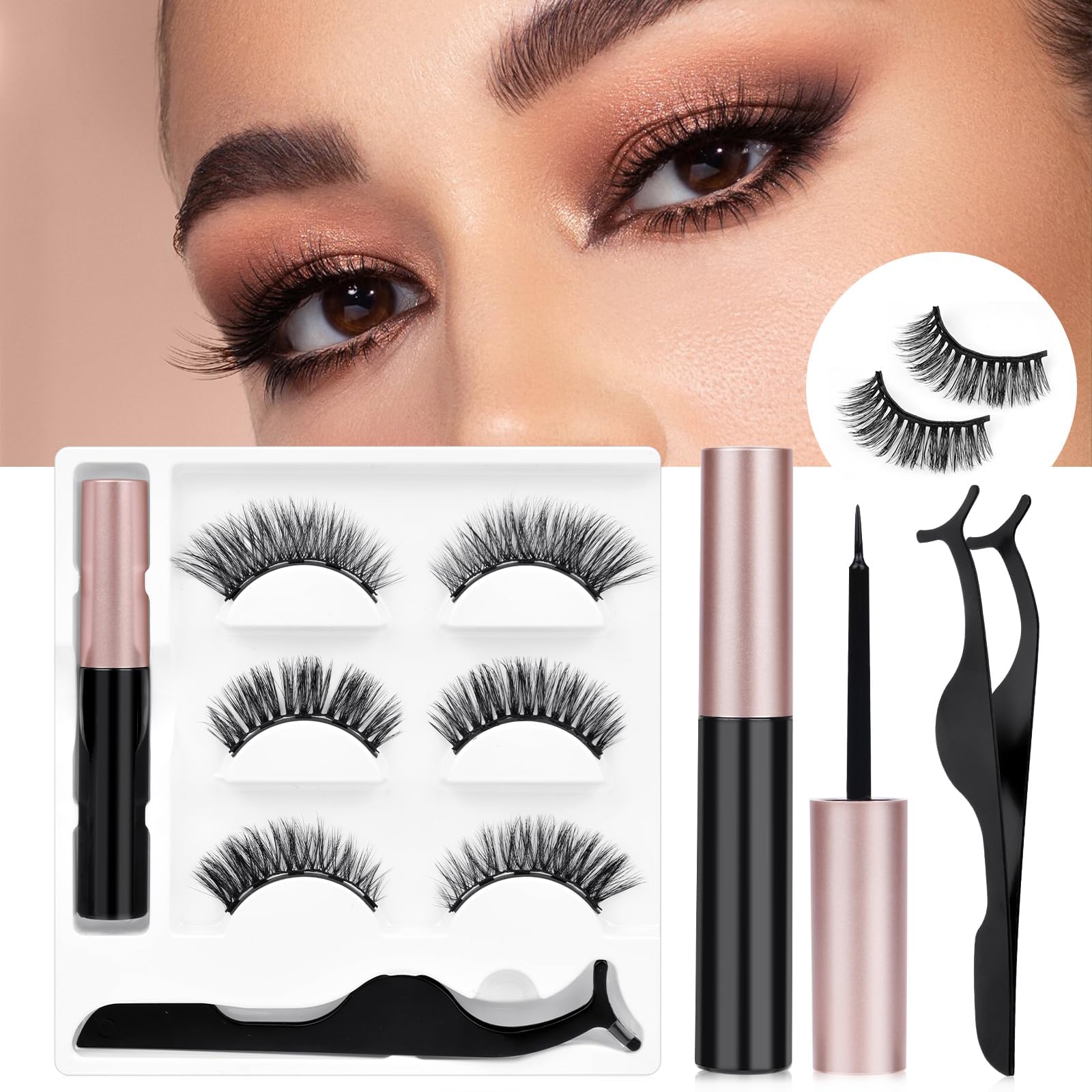 Eyelash Extension 0.15 D Curl Mix-8-15mm Soft Black Matte Optional (Large)