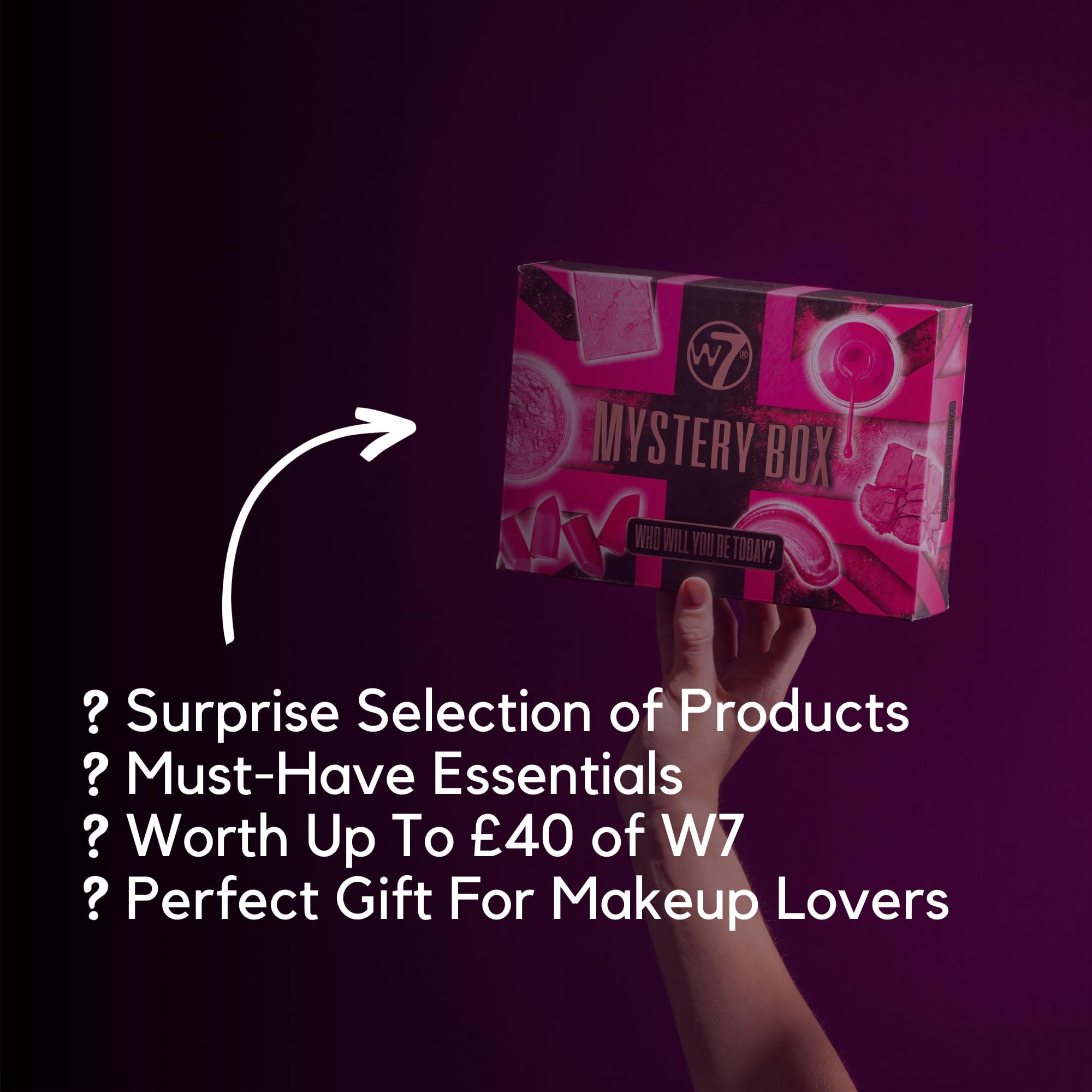 W7 Makeup Set Box - Surprise Assortment Gift of W7 Makeup Worth £40