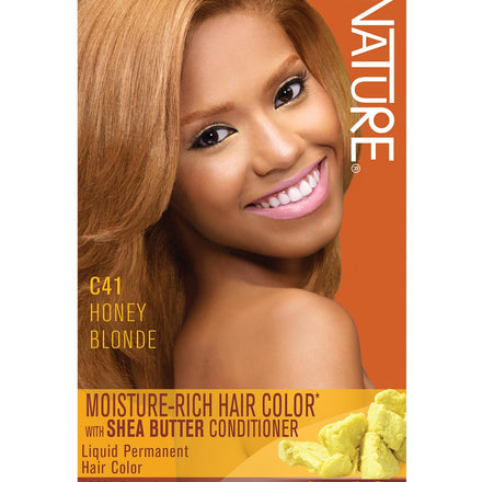 Creme of Nature Moisture Rich Hair Color Kit, C41 Honey Blonde, 1 Application