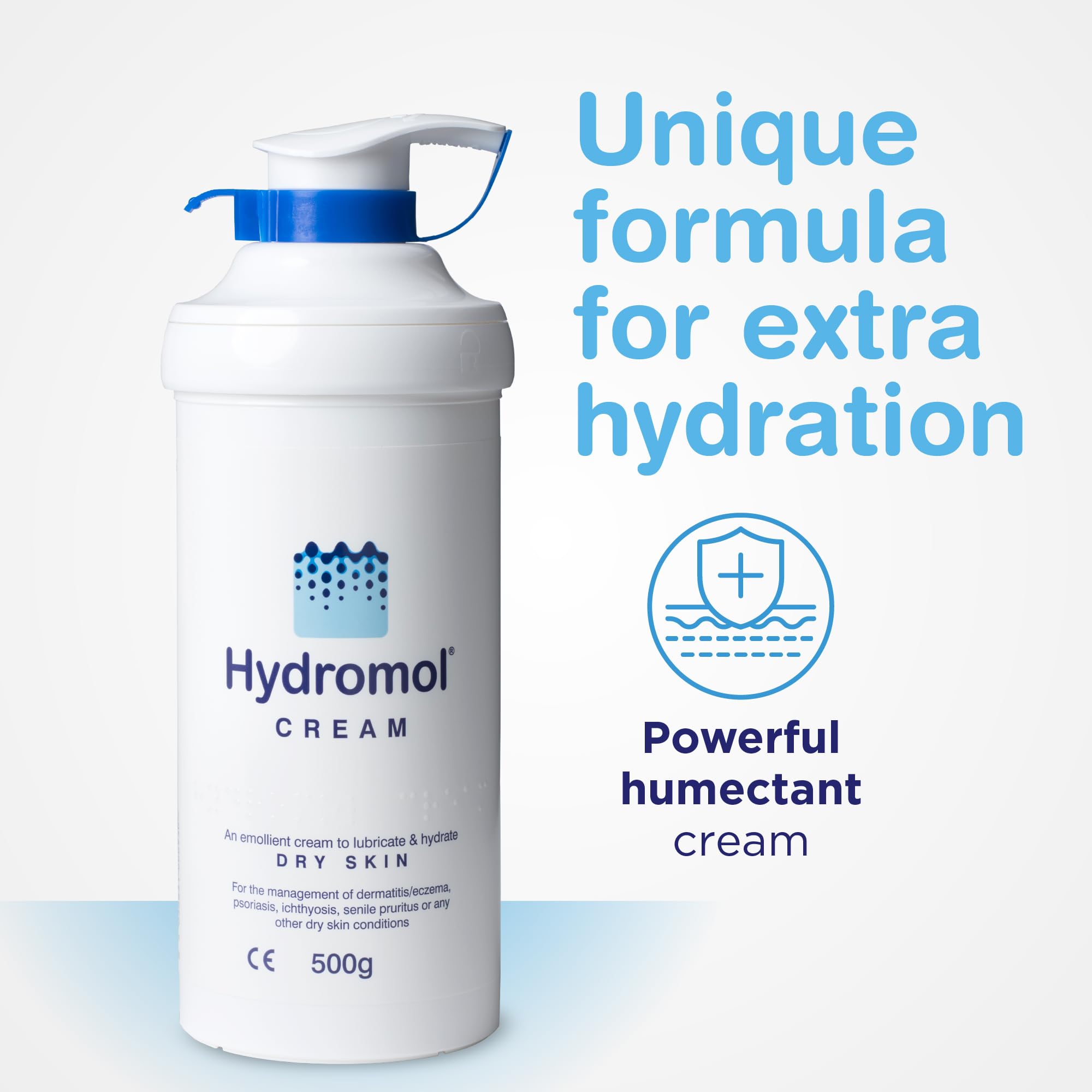 Hydromol Cream, For the Management of Dry and Itchy Skin, Eczema and Psoriasis, Eczema Cream suitable for all ages, Moisturising Cream, Suitable for sensitive skin, non-steroidal, SLS Free, 100 g