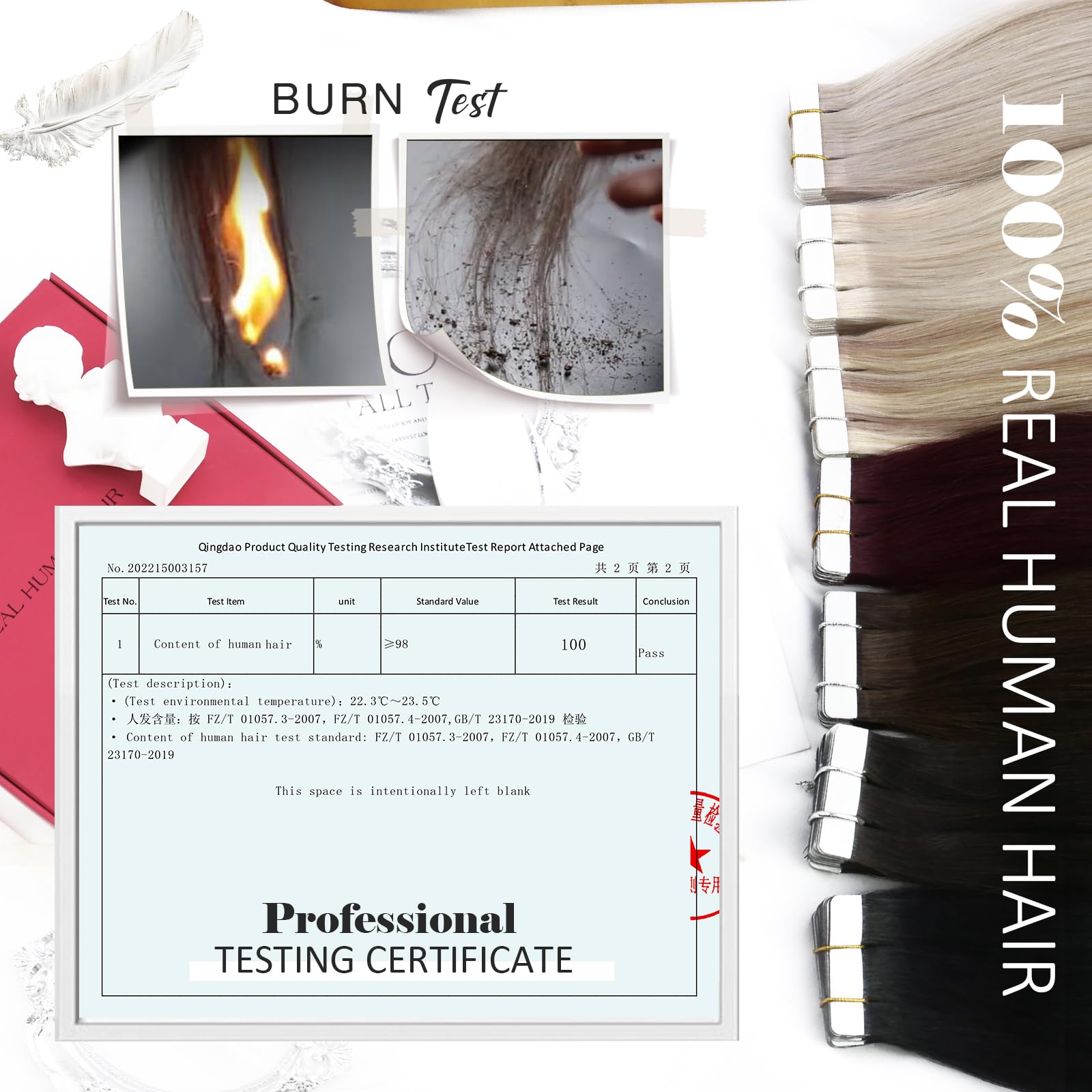 Moresoo Tape Hair Extensions Blonde Tape in Human Hair Extensions Ash Blonde with Platinum Blonde Real Human Hair Extensions Tape in 12 Inch 20 Pieces/30g #P18/613