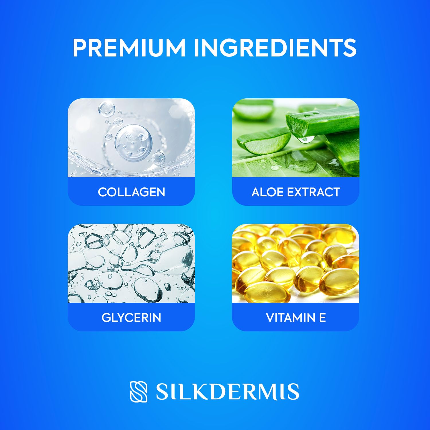 SILKDERMIS Forehead Wrinkle Patches, Moisturising Anti-Ageing Treatment, 12 Pcs