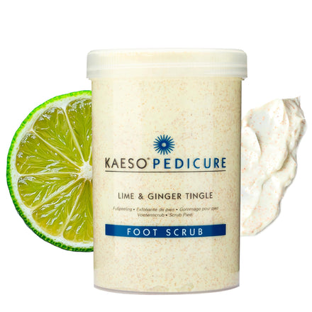 Kaeso Foot Scrub, Lime and Ginger Tingle, 1200 ml by Kaeso