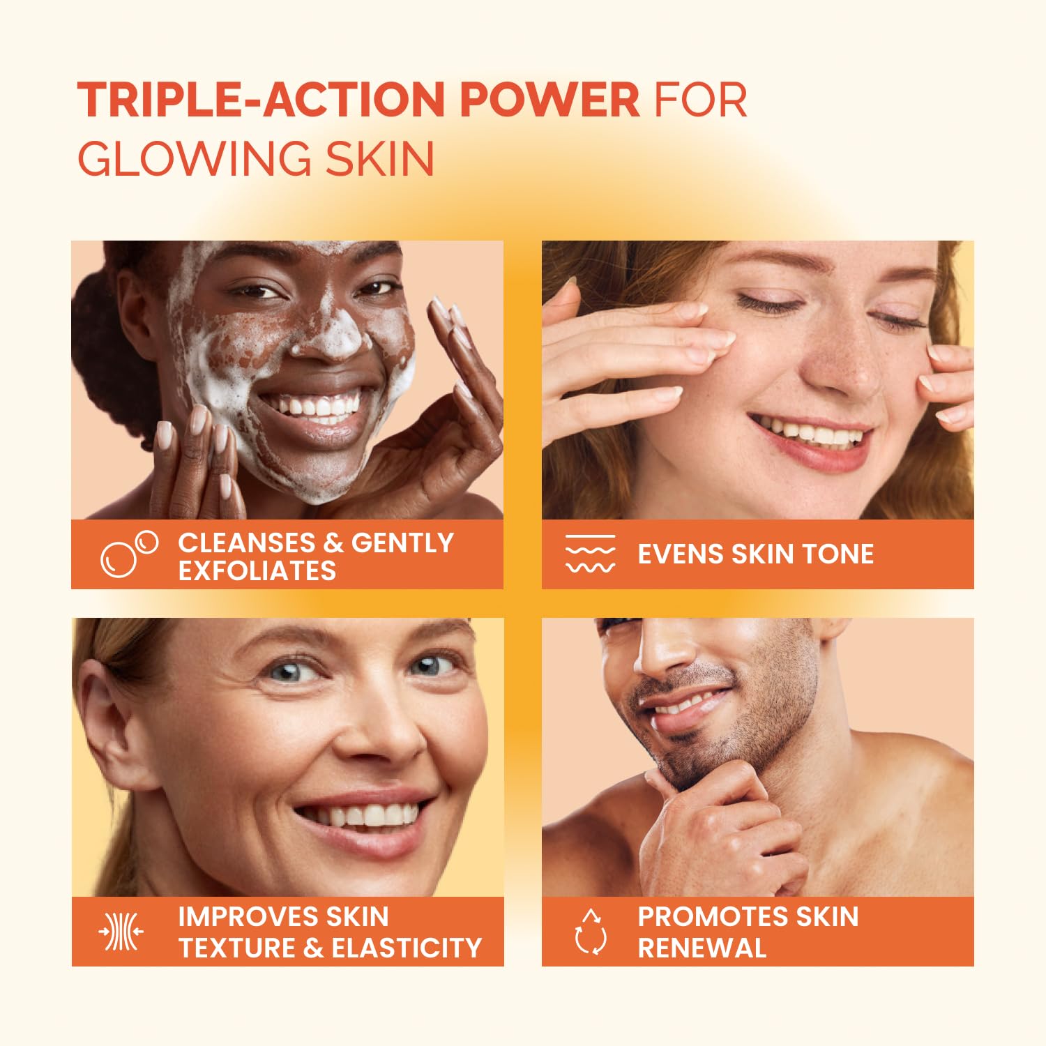 PLANTIFIQUE Kojic Acid Soap for Hyperpigmentation, Turmeric Soap 2 Bars, Hyaluronic Acid, Collagen, Vitamin C, Face Wash, 160g
