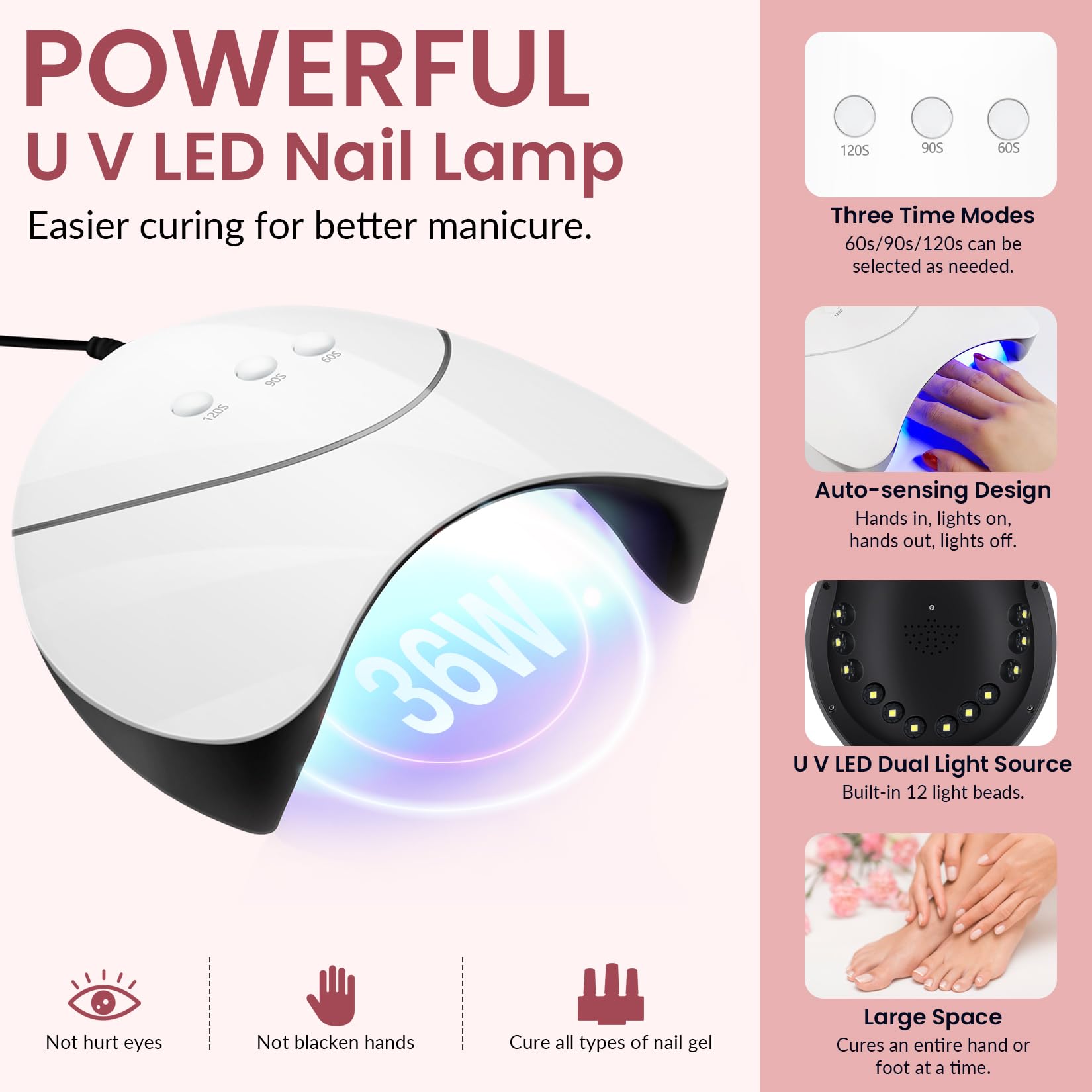VANREESA Gel Nail Polish Set with Lamp Starter Kit 24 Colours Nude Pink Red Brown Complete Gel Nail Kit for Beginners U V Nail Polish Set Salon Set Manicure Tools Gifts for Women