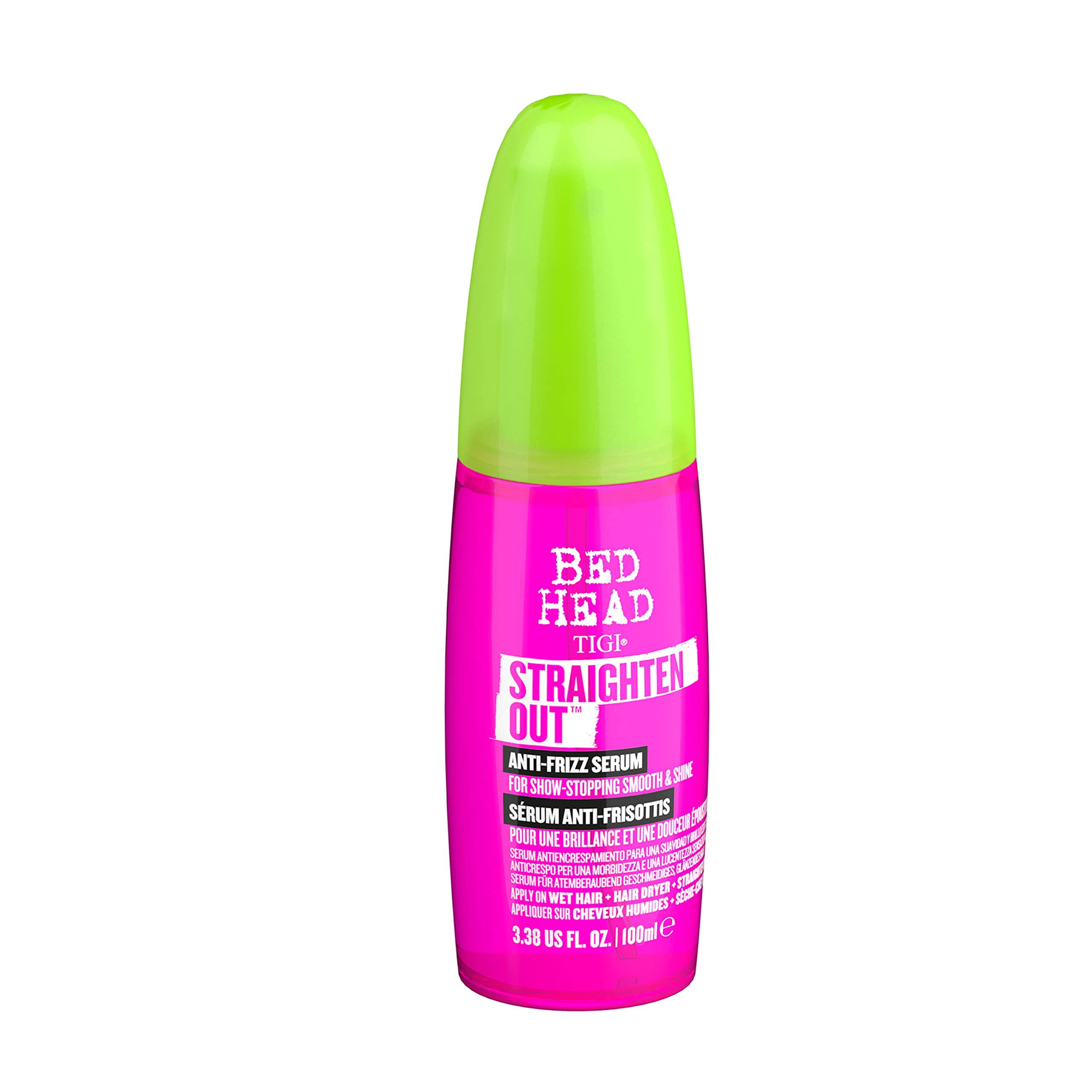 TIGI Bed Head Straighten Out Anti Frizz Serum for Smooth Shiny Hair 3.38 fl oz