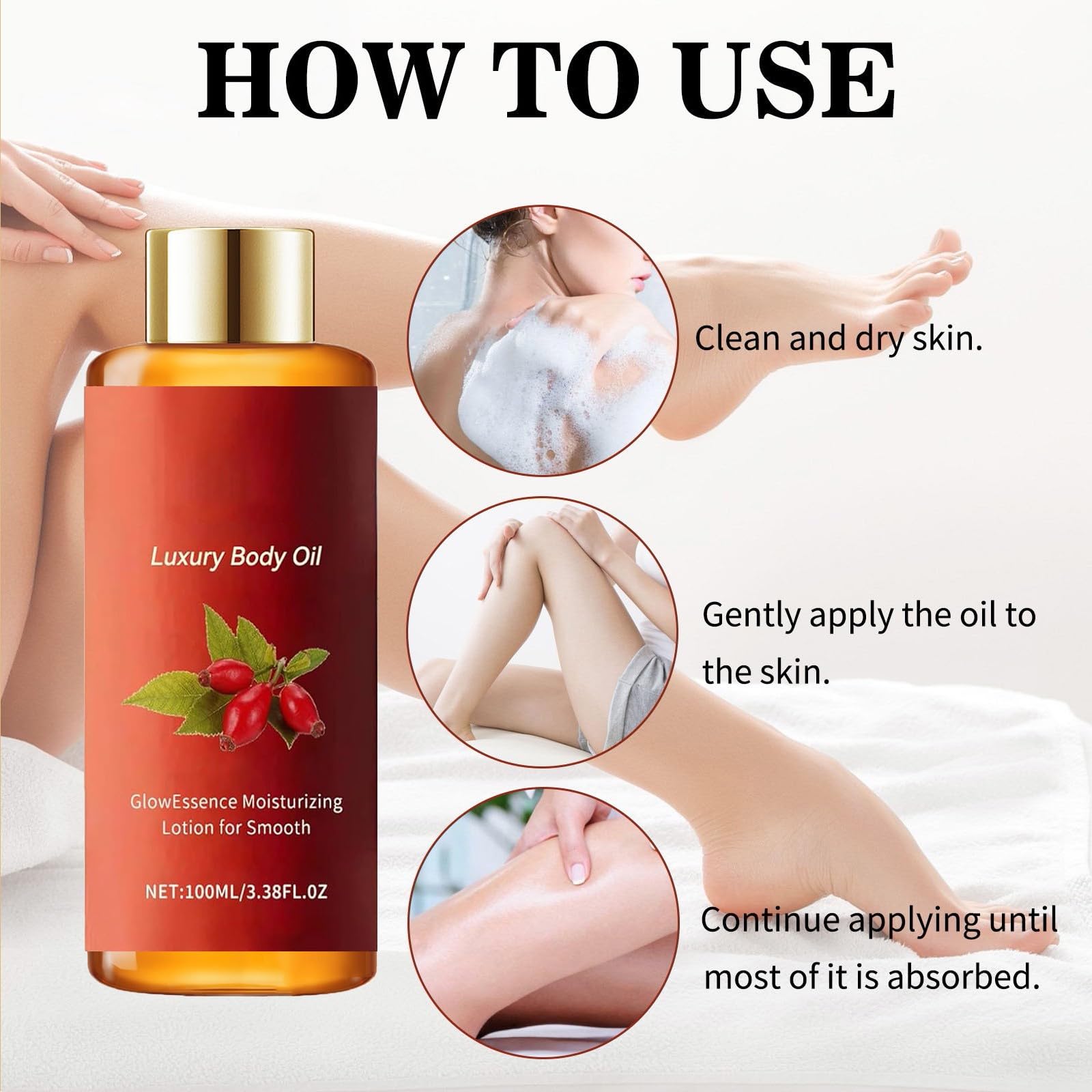 Magic Body Firming Oil, Magic Luxury Body Oil, Collagen Lifting Body Oil, Hydrating Body Tightening Lotion, Firming & Tightening, for Women After Shower (2)