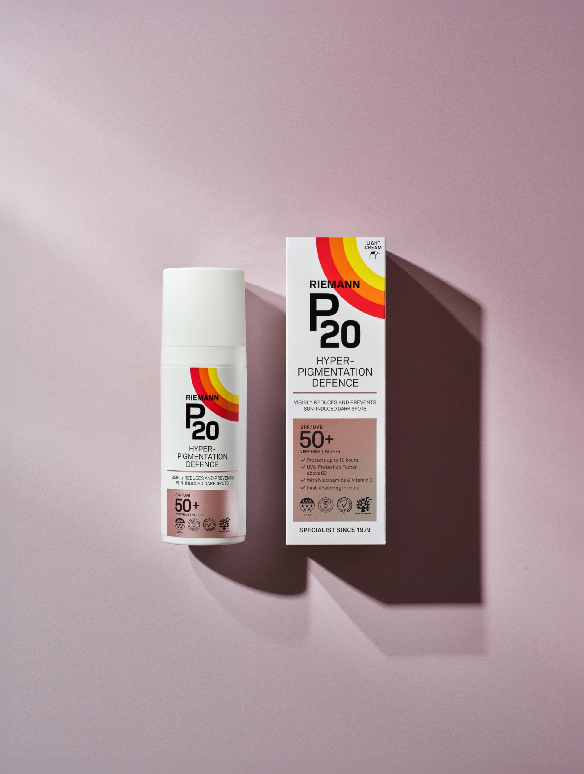 RIEMANN P20 Hyperpigmentation SPF 50+, Face, 50 g