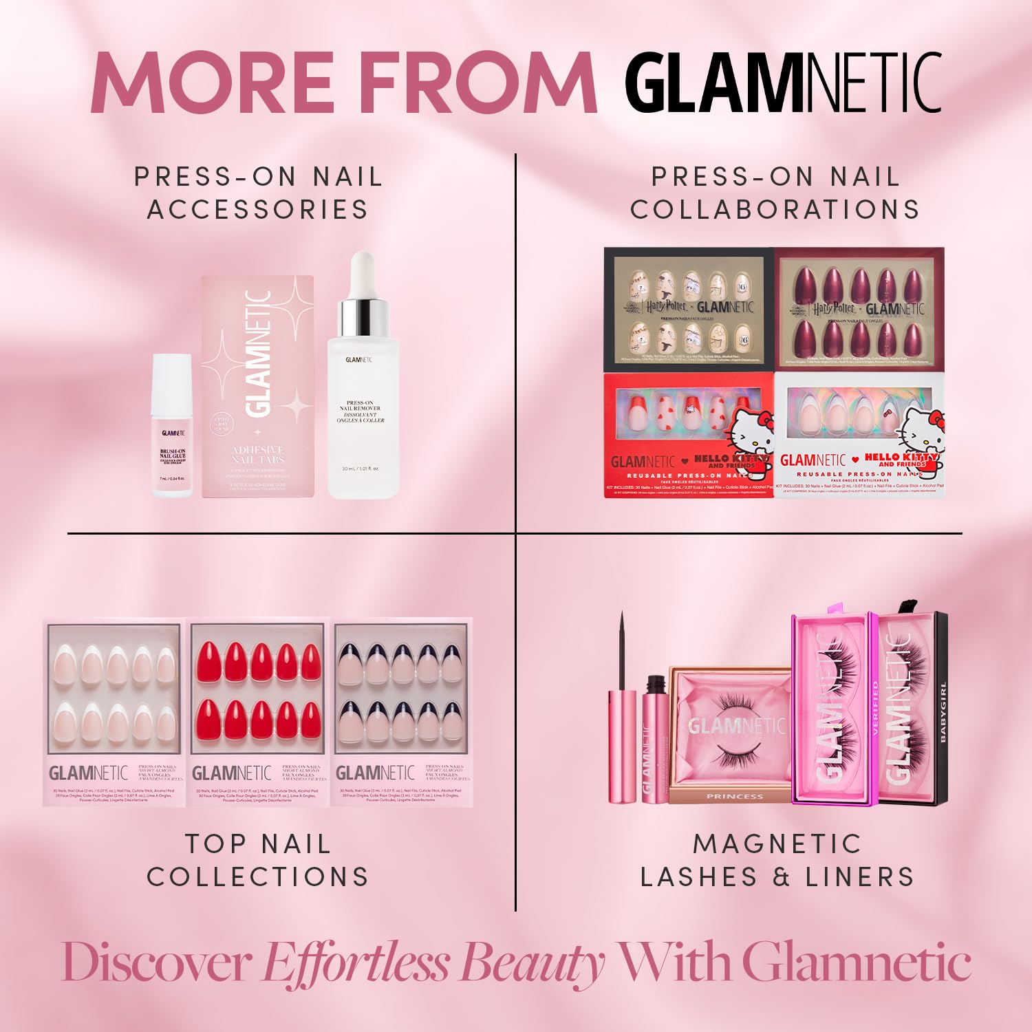 Glamnetic Press On Nails - Fall Mauve | Opaque Muted Blush Mauve Short Oval Fake Nails, Reusable | 15 Sizes - 30 Nail Kit