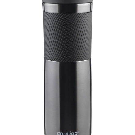 Contigo Byron Snapseal Travel Mug, Stainless Steel Thermal Mug, Vacuum Flask, Leakproof Tumbler, Coffee Mug with BPA Free Easy-Clean Lid, 720 ml, Gunmetal