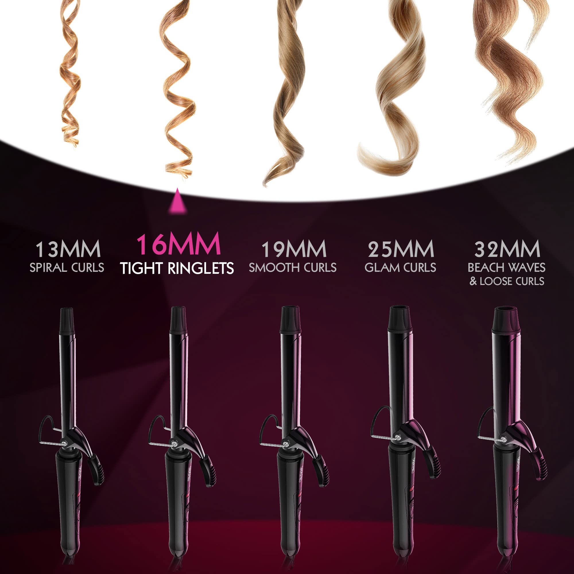 Wahl Ceramic Curling Tongs 16mm