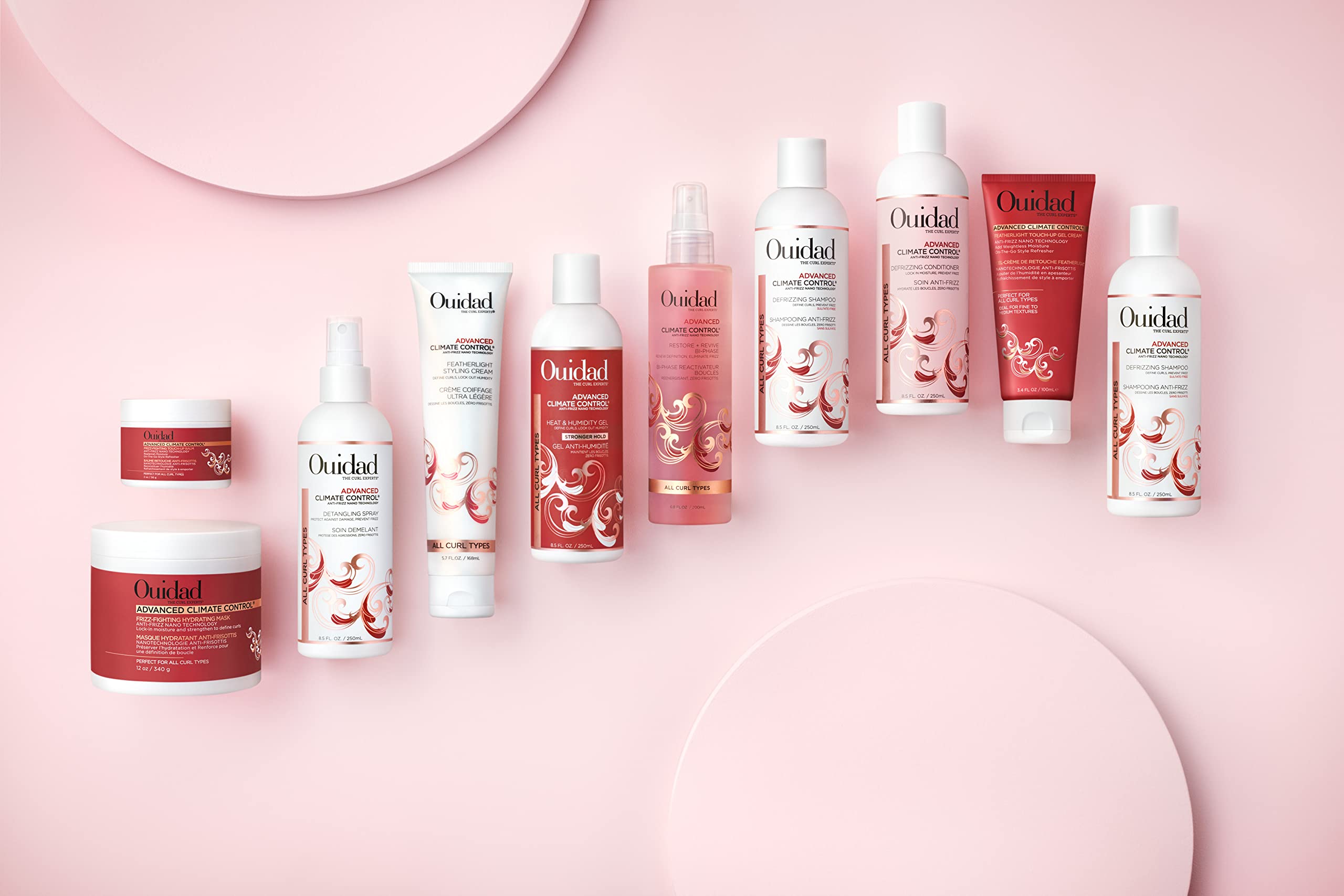 Ouidad Advanced Stronger Hold Curl Gel, Climate Control And Anti-Frizz 250ml