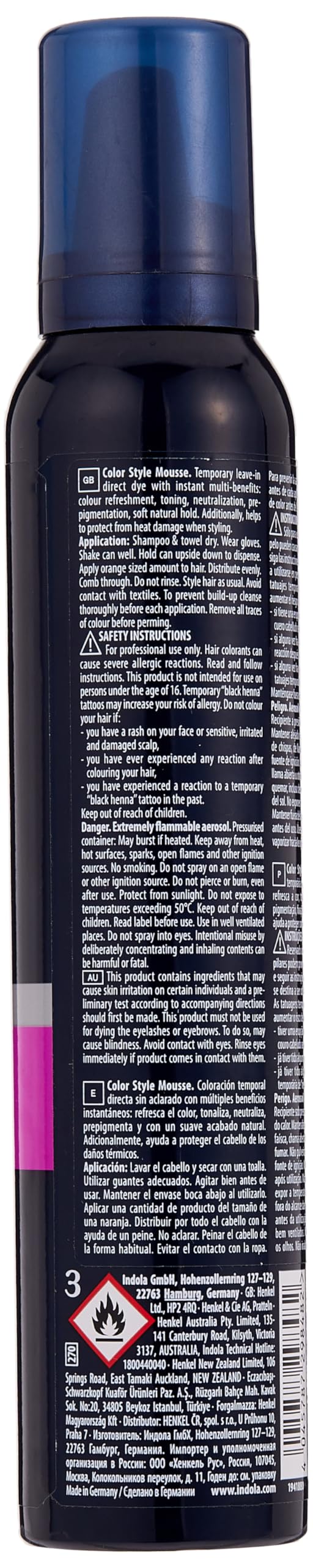 Indola Innova Color Style Mousse Silver 200ml