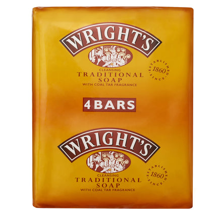 Wright's Coal Tar Soap 4 pack