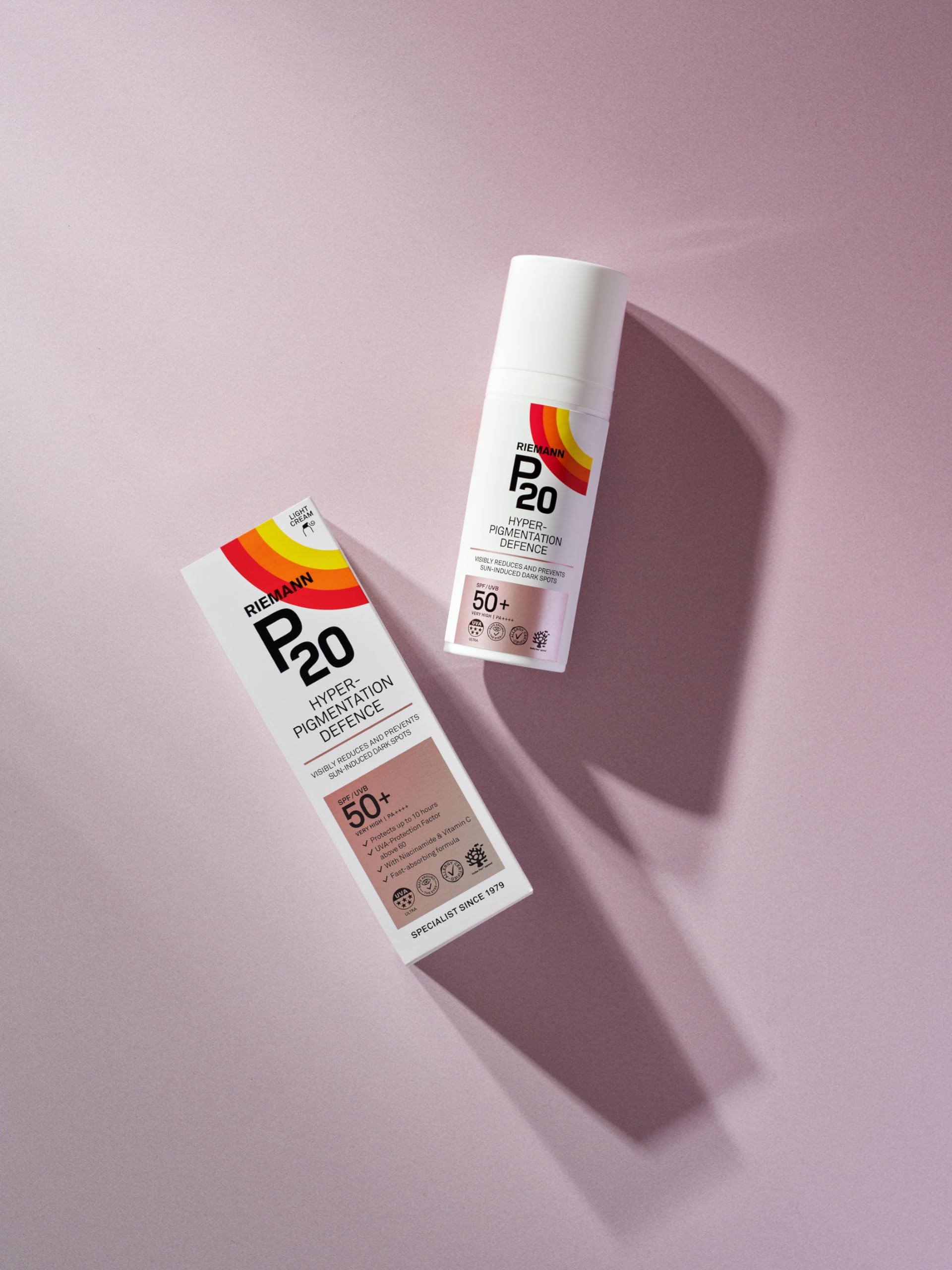 RIEMANN P20 Hyperpigmentation SPF 50+, Face, 50 g