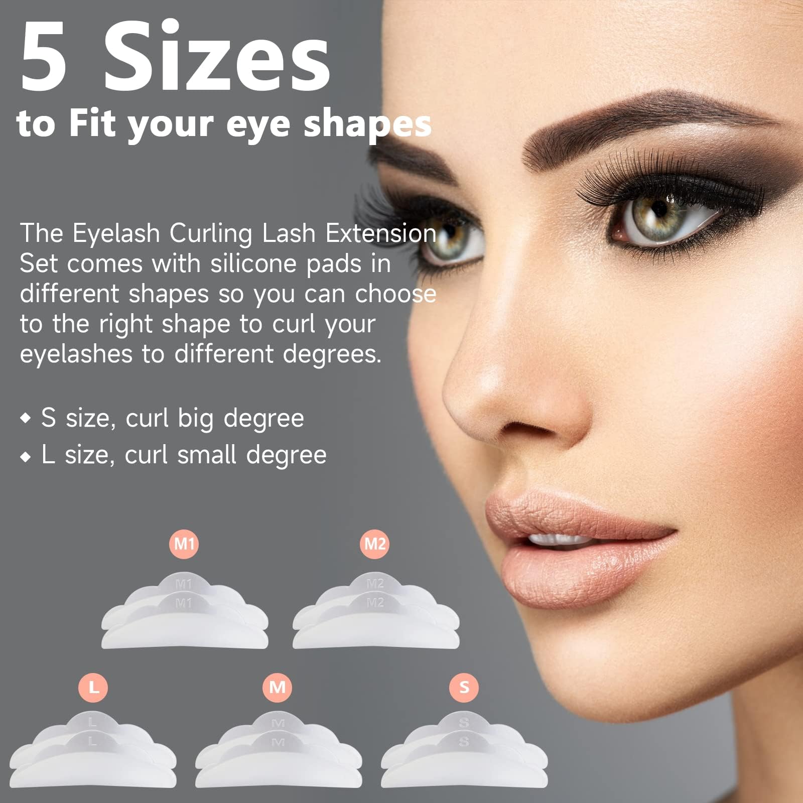 Lash Lift Kit - Eyelash Perm Kit - Professional Eyelash Curling Set - Glue Upgraded Version - Semi-Permanent Curling Perming Wave Suitable for Salon at Home (White)