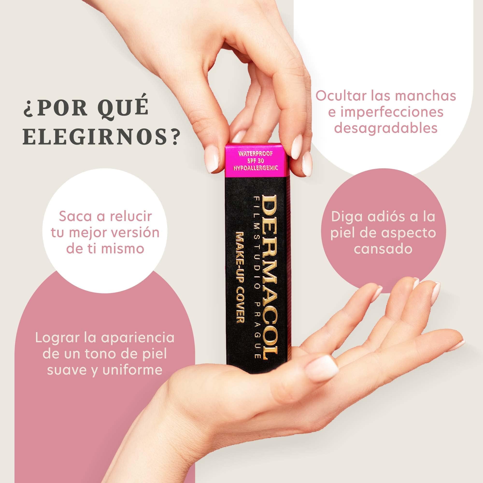 Dermacol - Full Coverage Foundation, Liquid Makeup Matte Foundation with SPF 30, Waterproof Foundation for Oily Skin, Acne, & Under Eye Bags, Long-Lasting Makeup Products, 30g, Shade 211