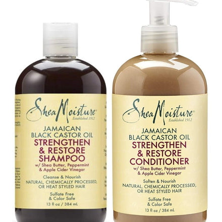 Shea Moisture - Jamaican Black Castor Oil Shampoo & Conditioner Set
