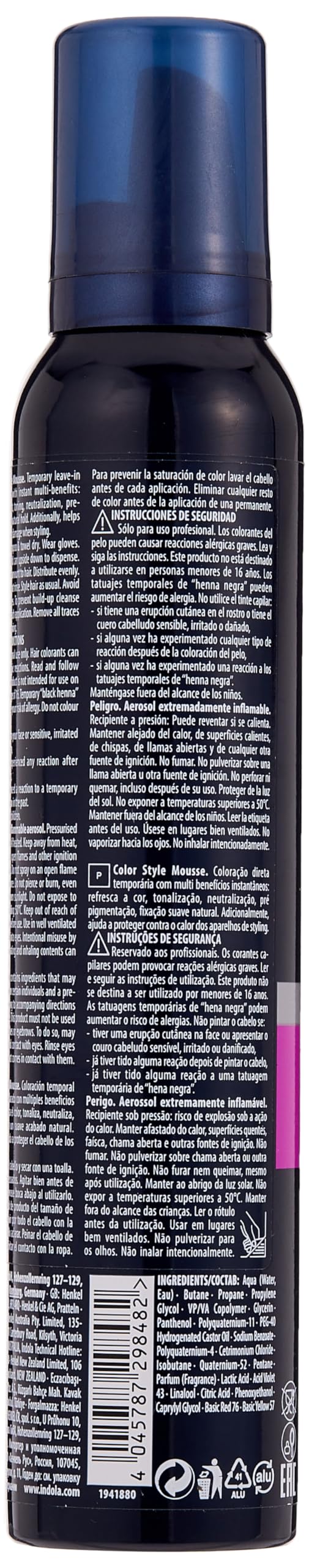 Indola Innova Color Style Mousse Silver 200ml
