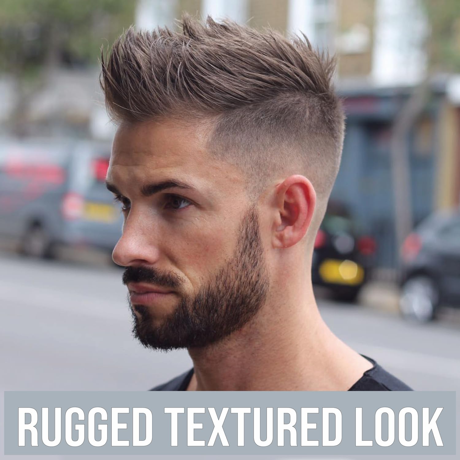 Gents of London Carbon Clay, Matt Finish, Texturising Styling Wax For Men (75g)