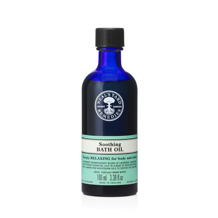 Neal's Yard Remedies Soothing Bath Oil, Relax Body & Mind, Soothing Therapeutic Oils, Vegan & Cruelty-Free, 100ml