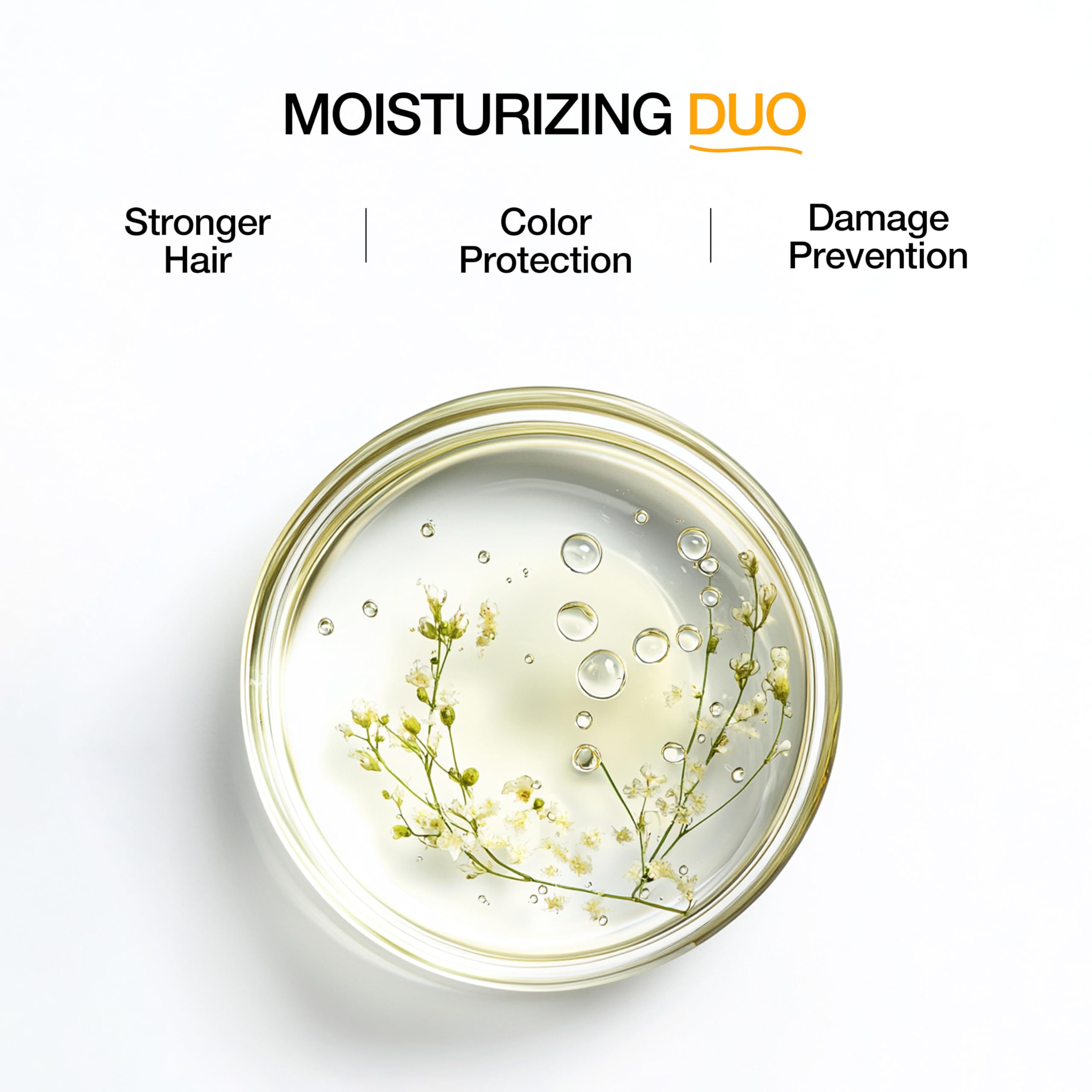 GK HAIR Global Keratin Moisturizing Shampoo and Conditioner Duo Hydrating Formula for Normal to Dry Hair Colour Protection Infused with Keratin Healthier Sulfate Paraben Free Suitable Men Women 300ml