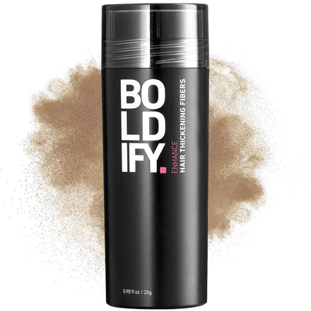 BOLDIFY Hair Fibres (28g) - Fill In Thinning and Fine Hair for an Instantly Fuller, Thicker Look - 14 Shades for Women and Men - Dark Blonde