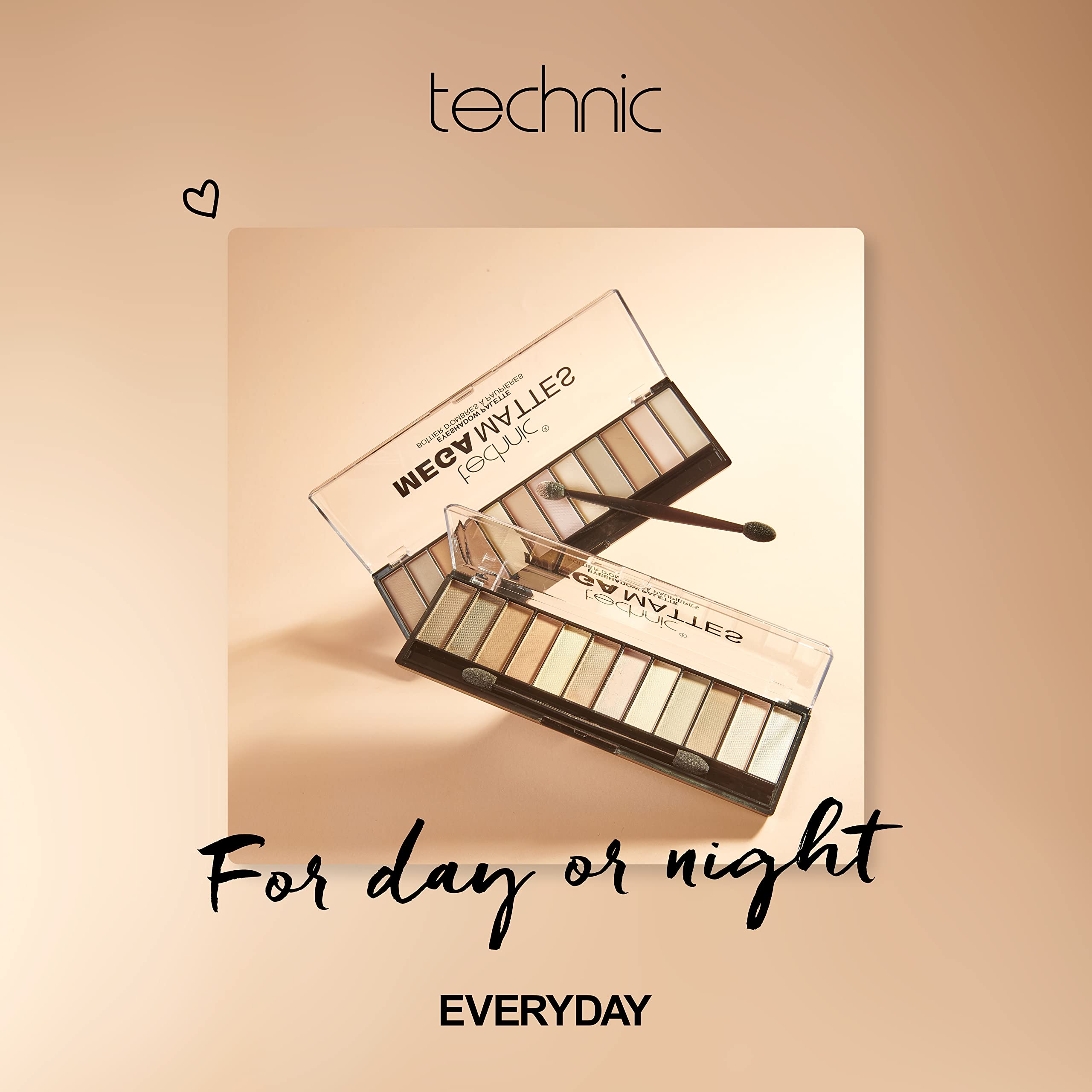 Technic Mega Nudes 12 Colour Eyeshadow Palette
