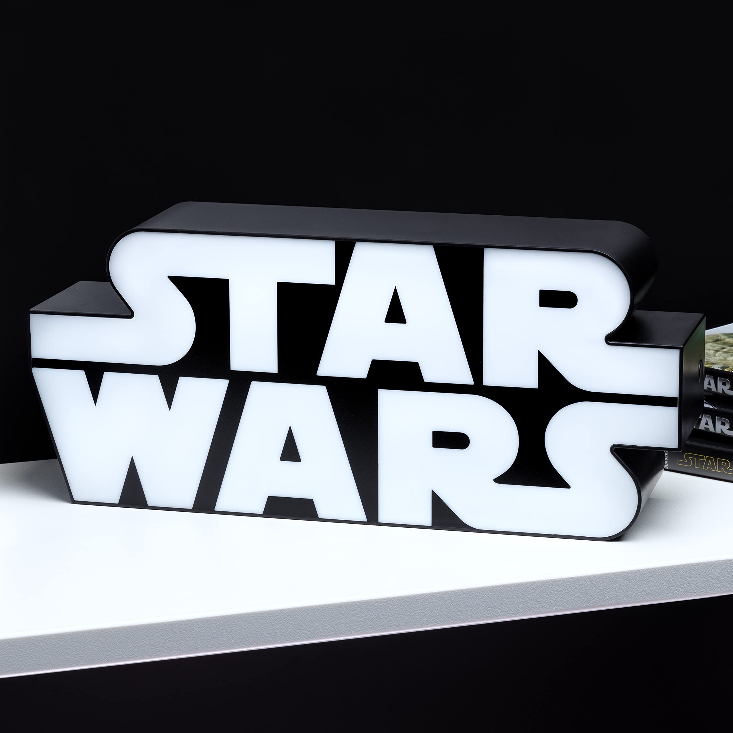Star Wars Logo Light, Wall Mountable and Freestanding, Officially Licensed Merchandise