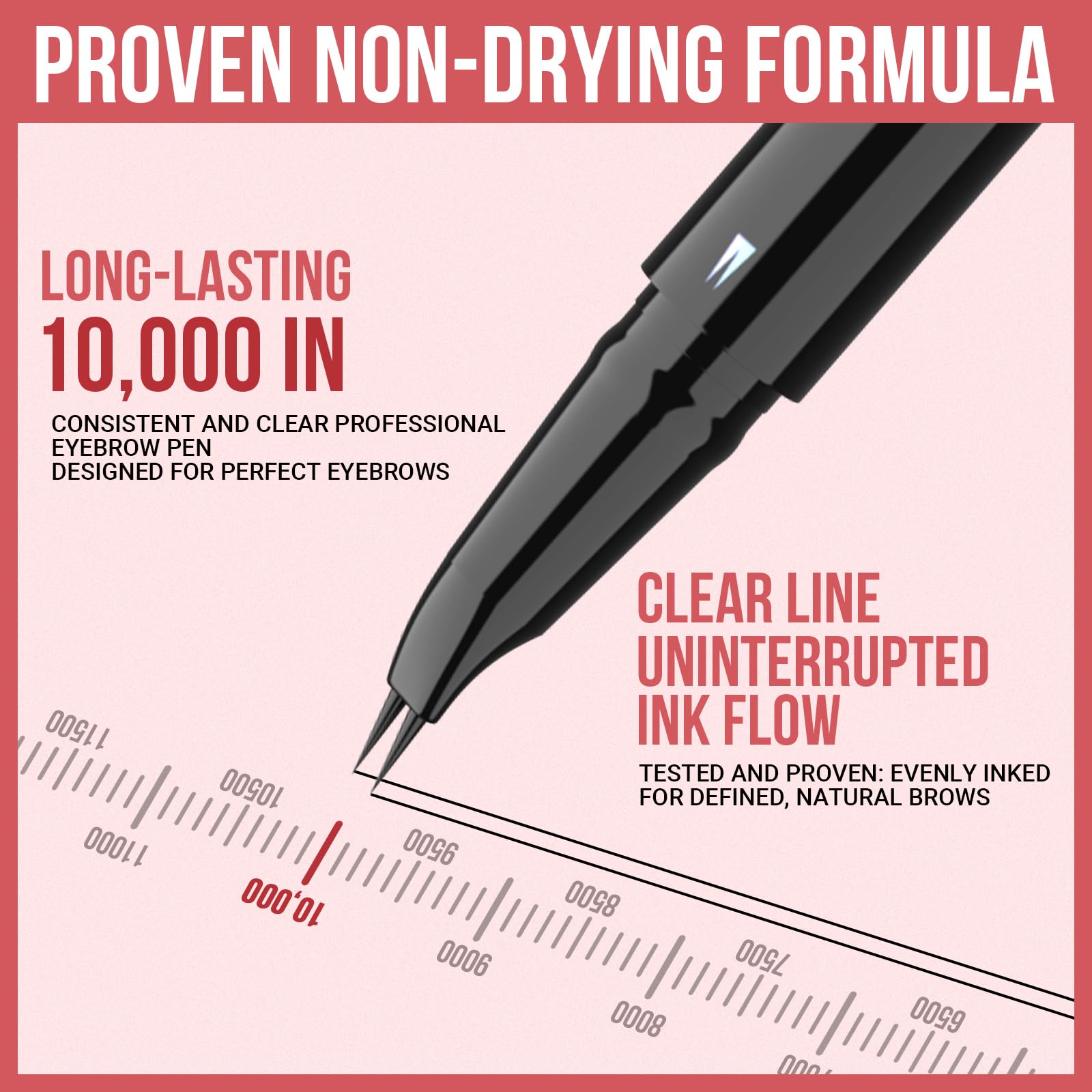 iMethod Curved Eyebrow Pen - Eyebrow Pencil, Brow Pencil 2-in-1 Dual-Ended Microblading Eyebrow Pen with Micro-Fork-Tip and Precise Brush-Tip Create Natural Hair-Like Brows, Last All-Day, Light Brown