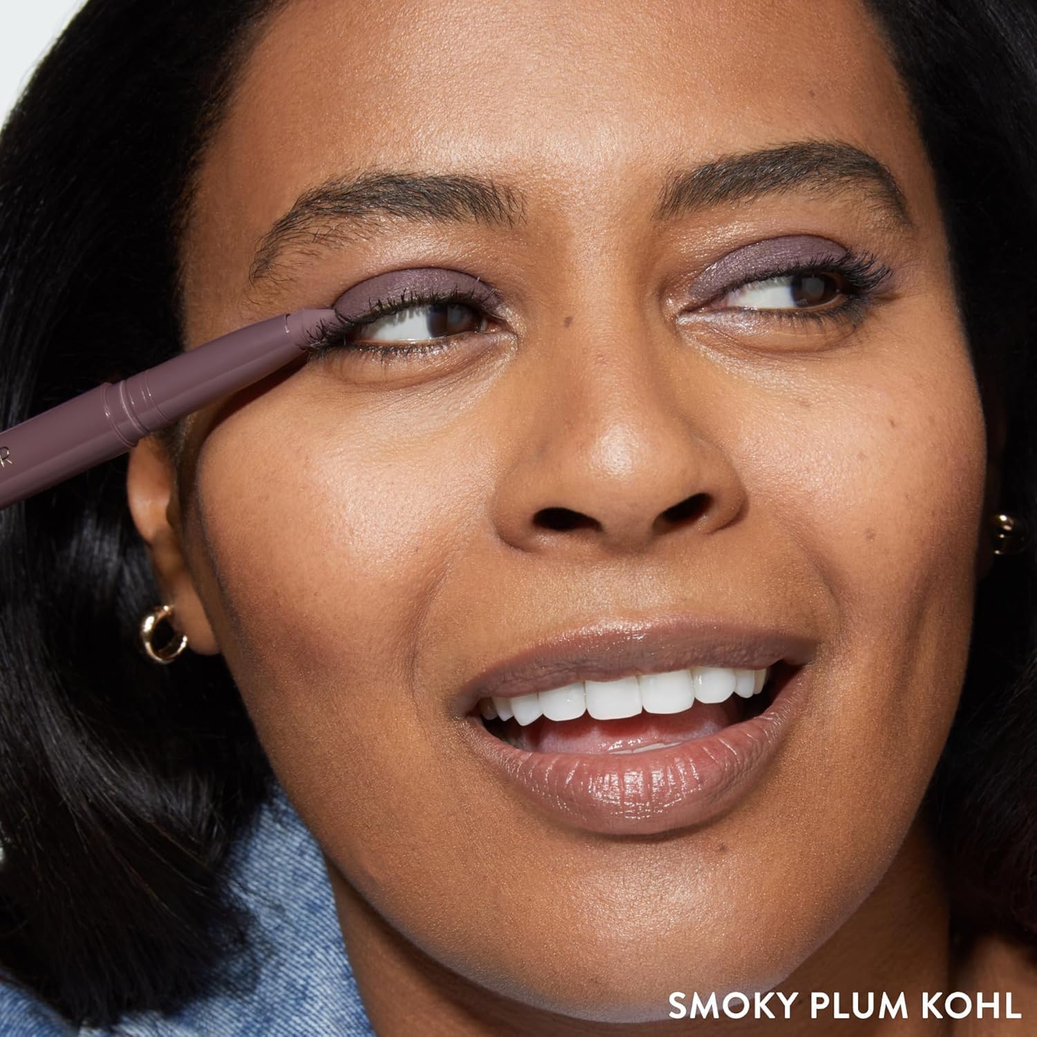 LAURA GELLER NEW YORK Longwear Kohl Kajal Eyeliner Pencil (Smoky Plum Kohl) Hydrating & Vibrant Pencil With Built in Sharpener For Expert Precision, Glides On Effortlessly