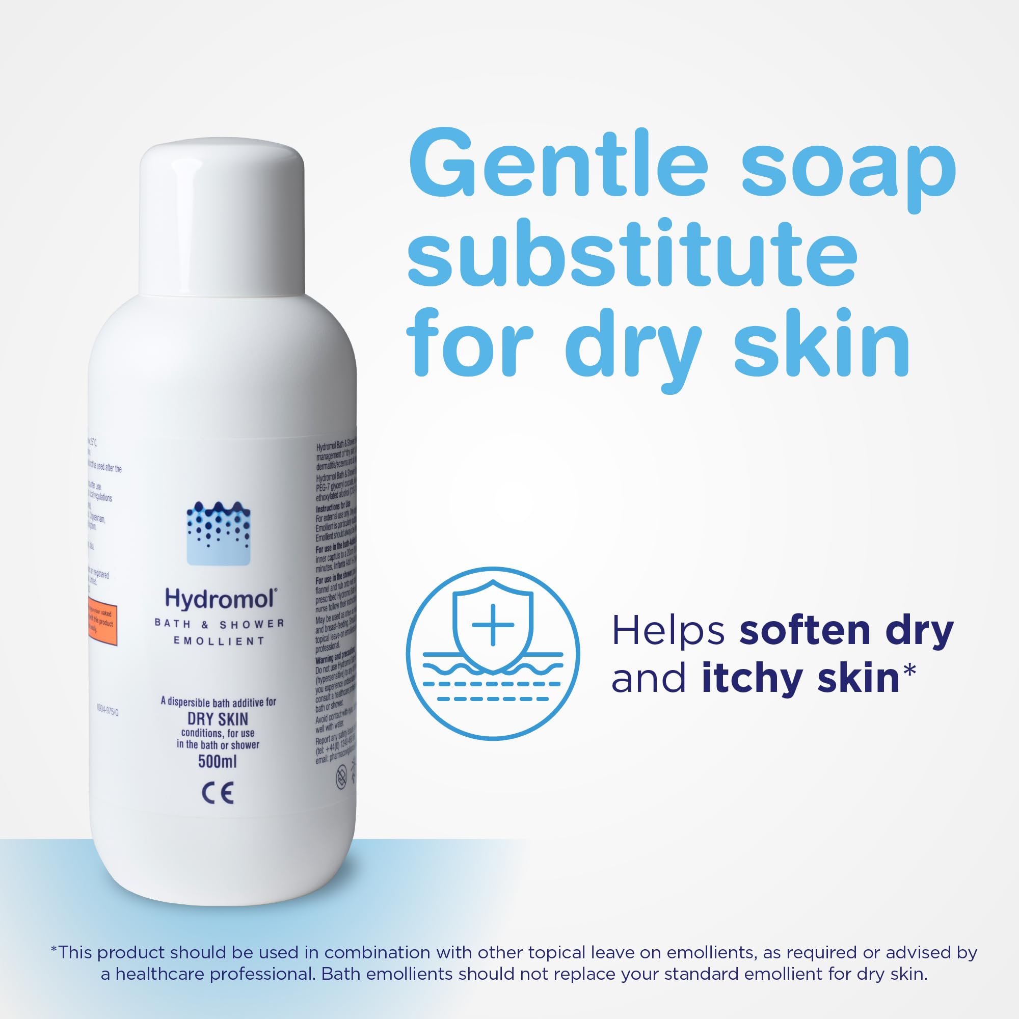 Hydromol bath & shower emollient additive 350ml by Alliance