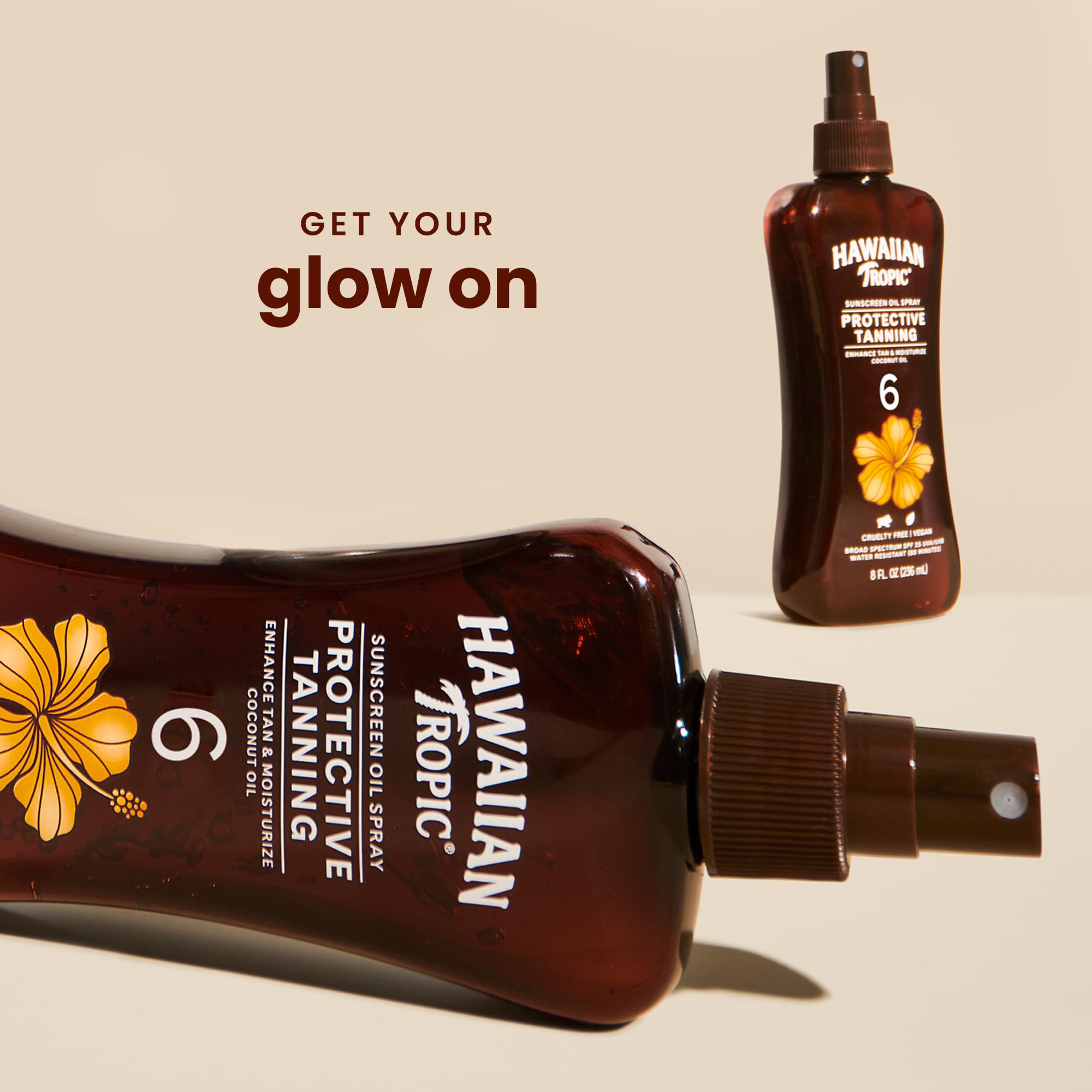 Hawaiian Tropic Dark Tanning Oil SPF#6 Pump